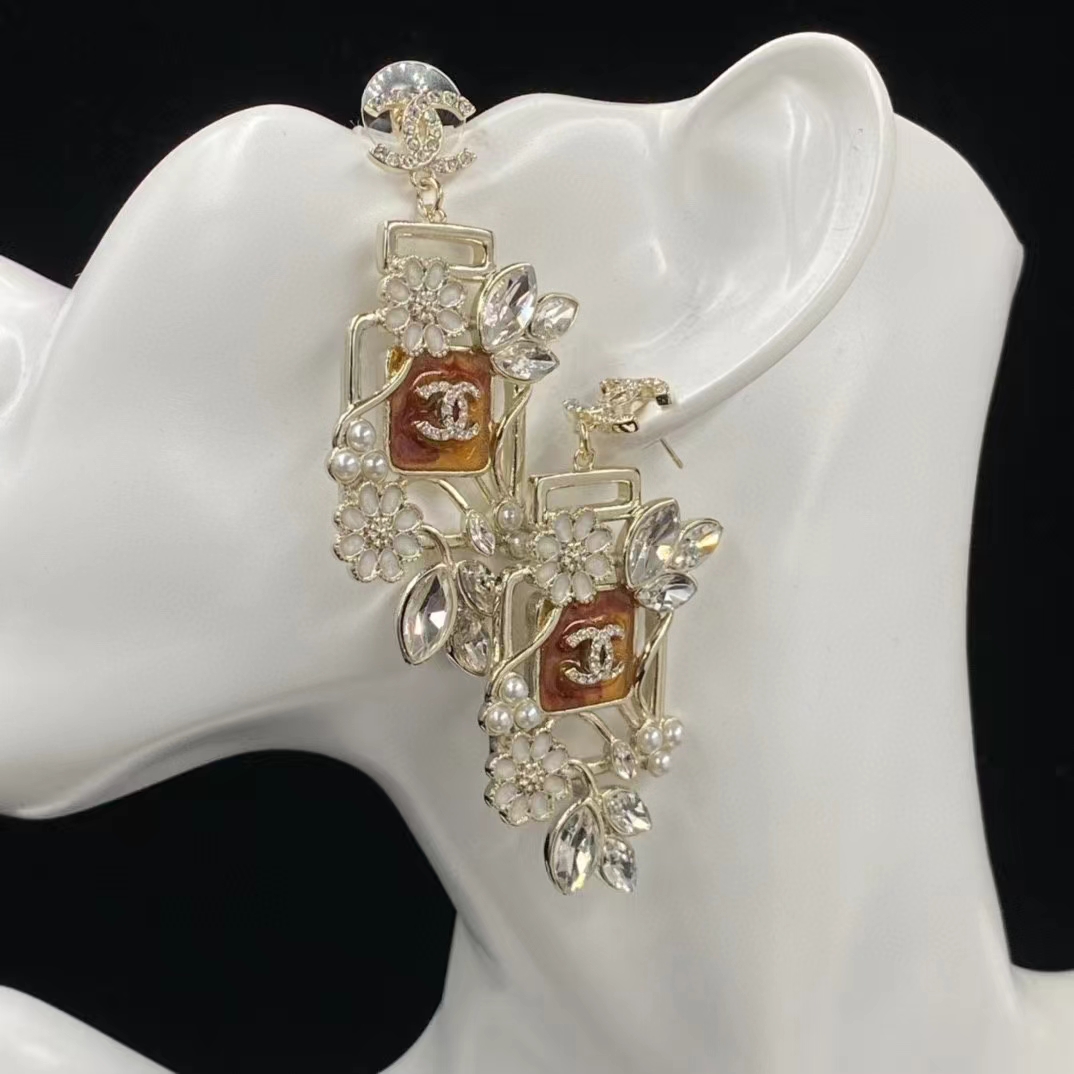 Chanel Vintage Blooming Flowers Earrings - Original Replica Club