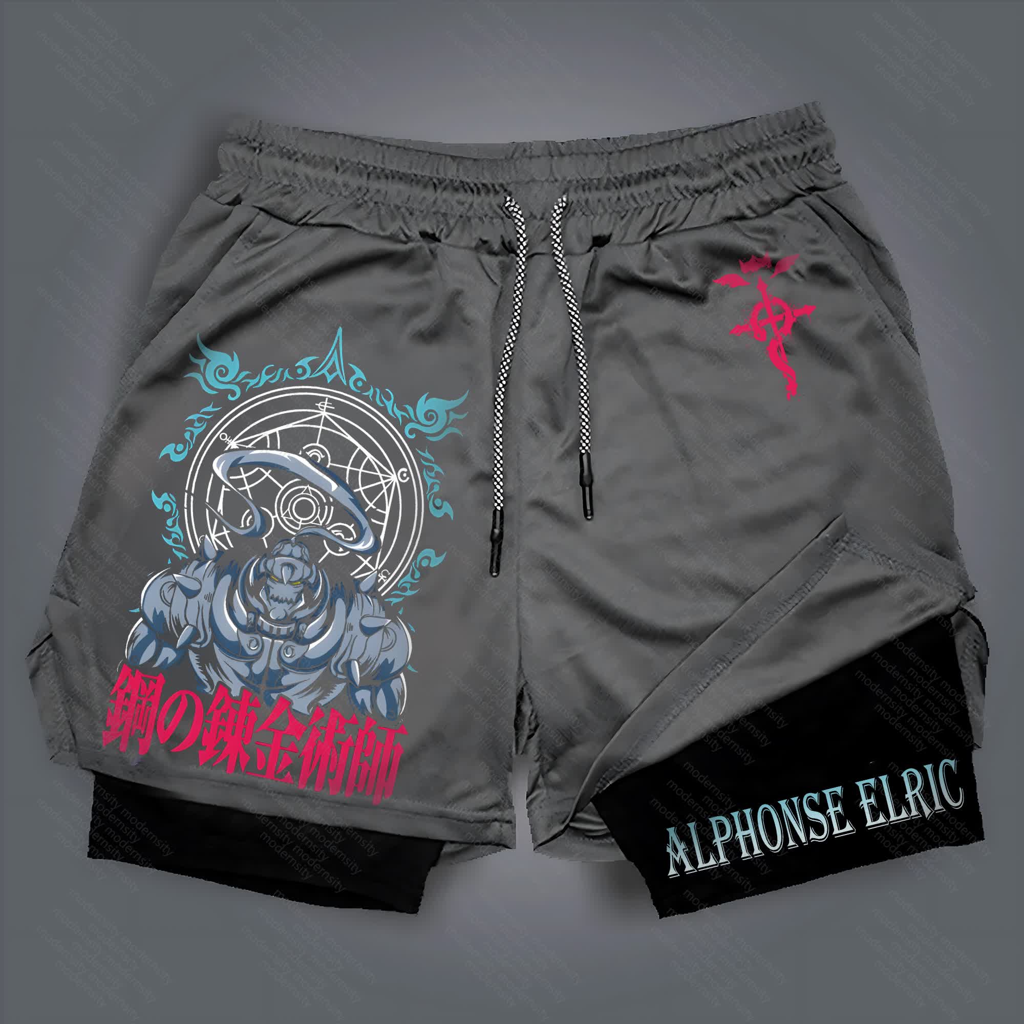 Unisex  “Comicssoul” Casual Anime Streetwear Shorts