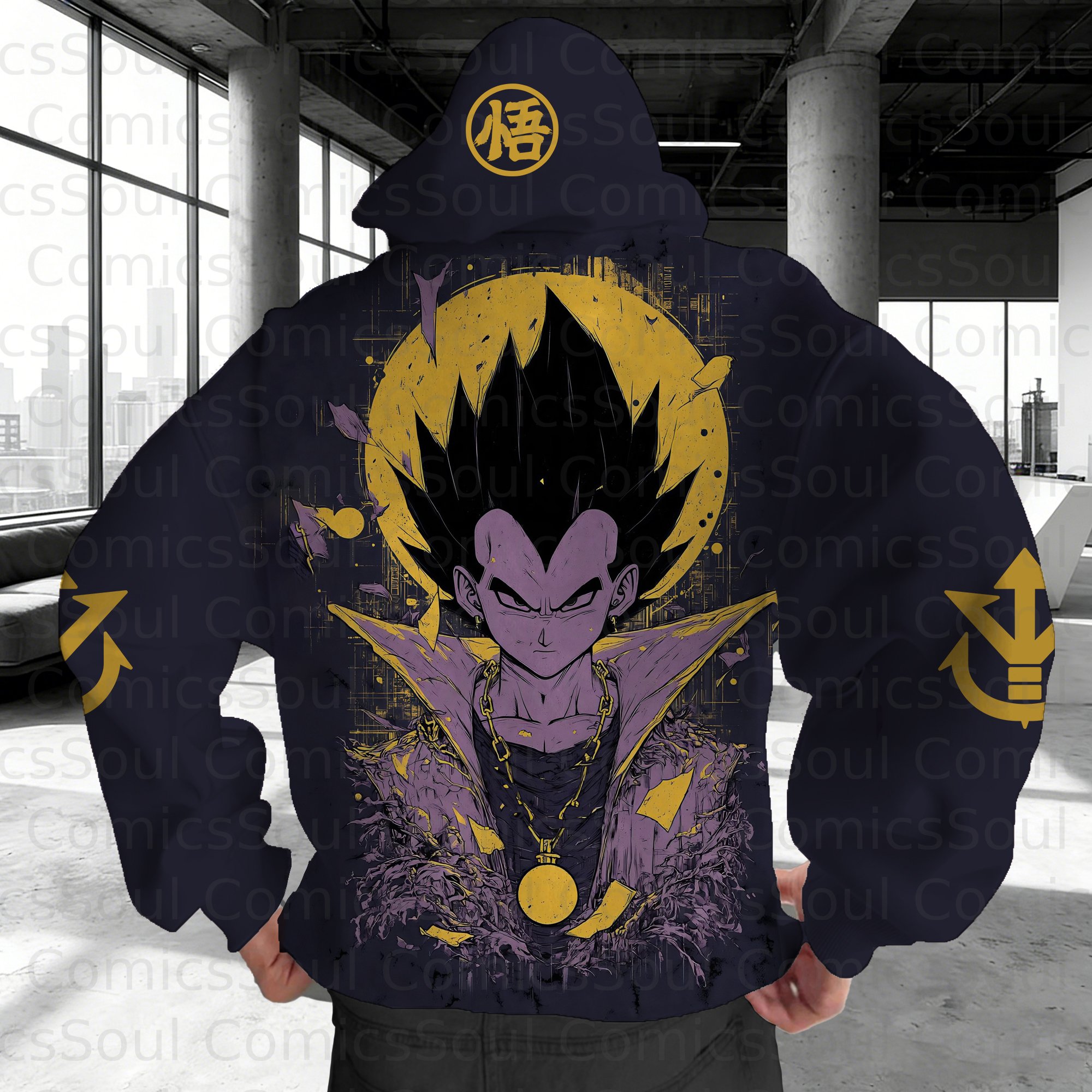 Unisex Graphic Streetwear Vintage Plush  Hoodie