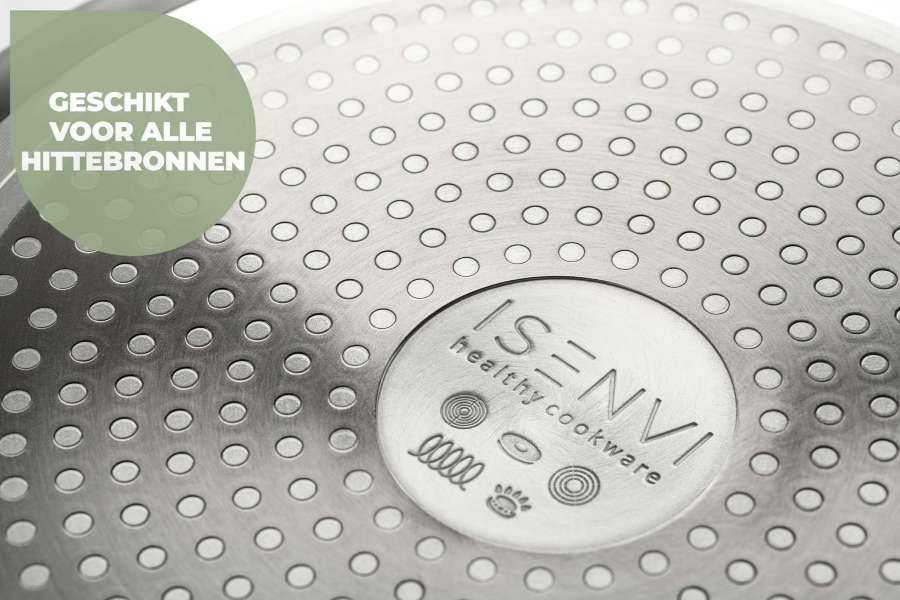 ISENVI Avon keramische koekenpan 28 CM - Ergo greep