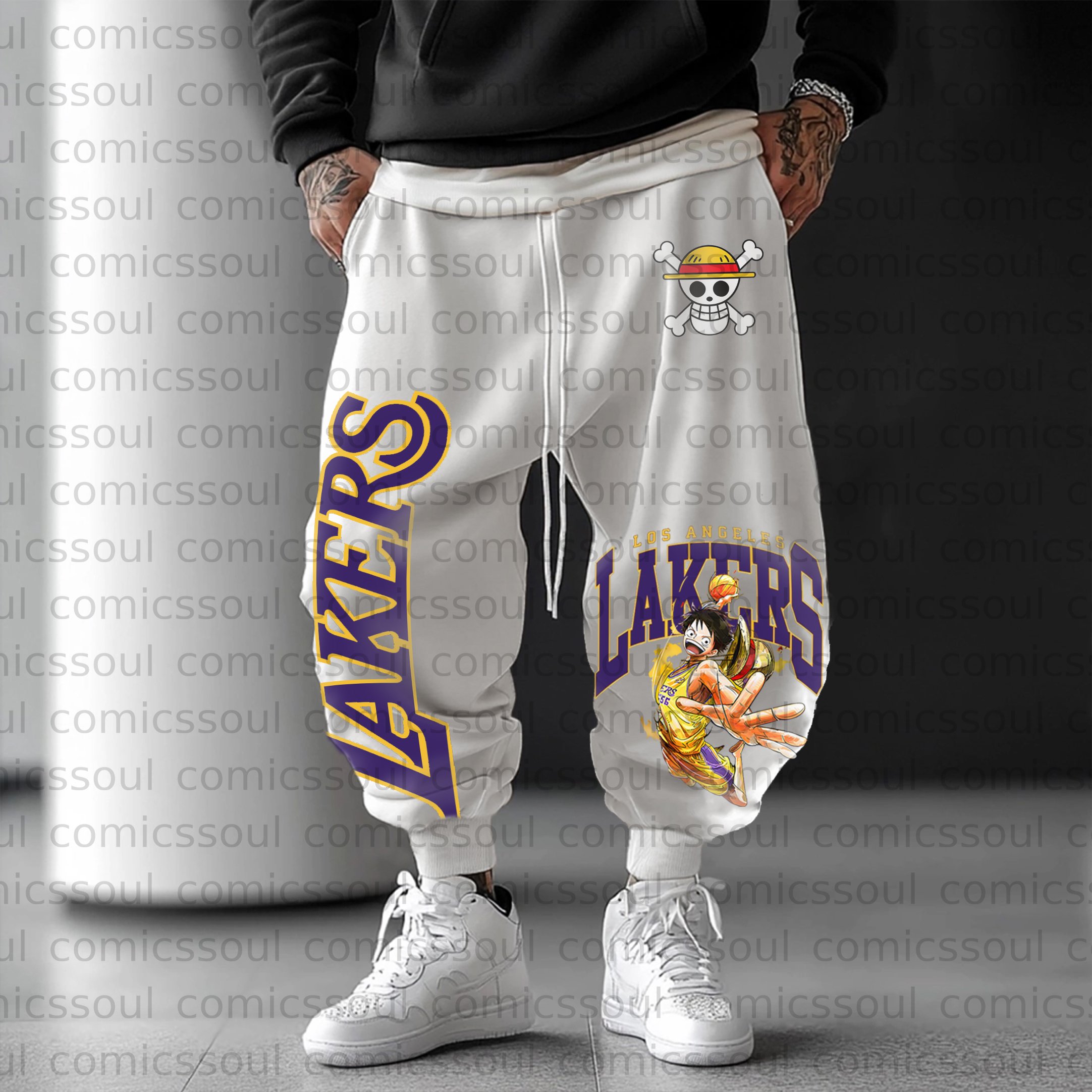 Unisex Anime Inspired Vintage Plush Pants