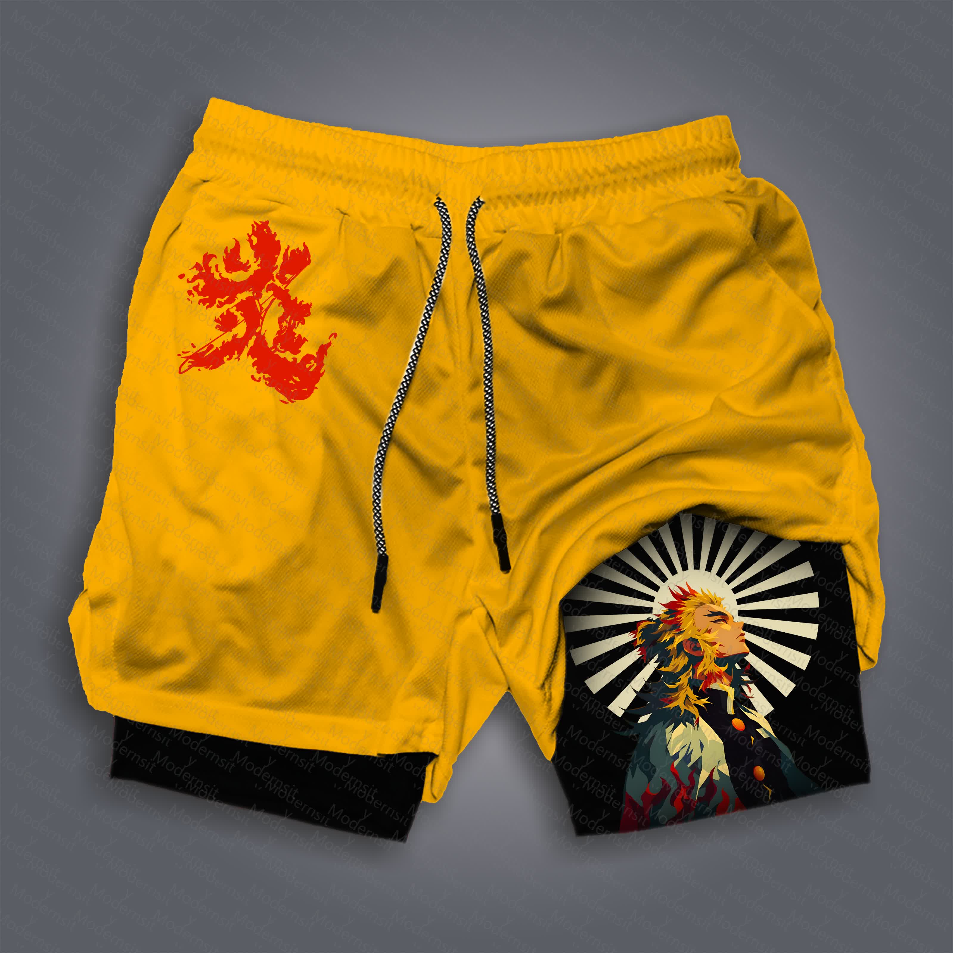 Unisex  “Comicssoul” Casual Anime Streetwear Shorts