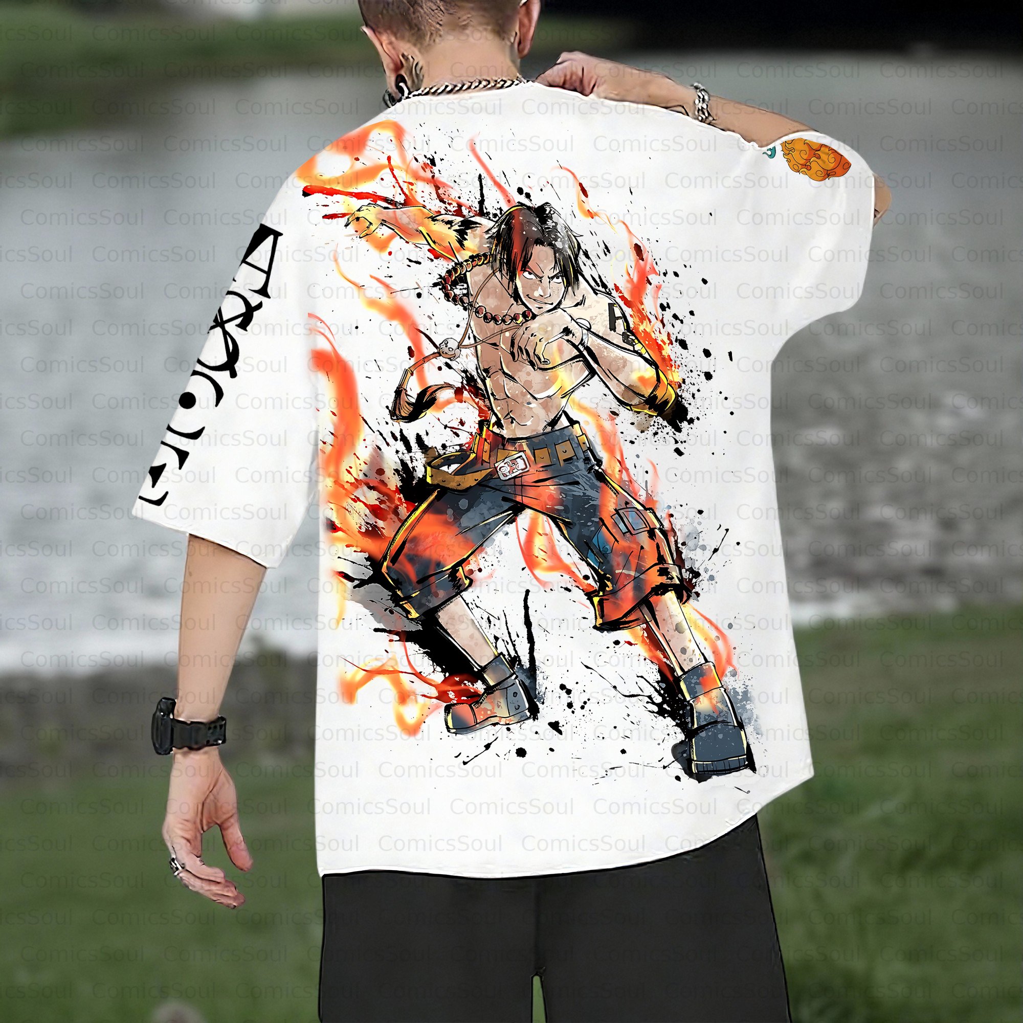 Unisex Anime Inspired Vintage T-Shirt