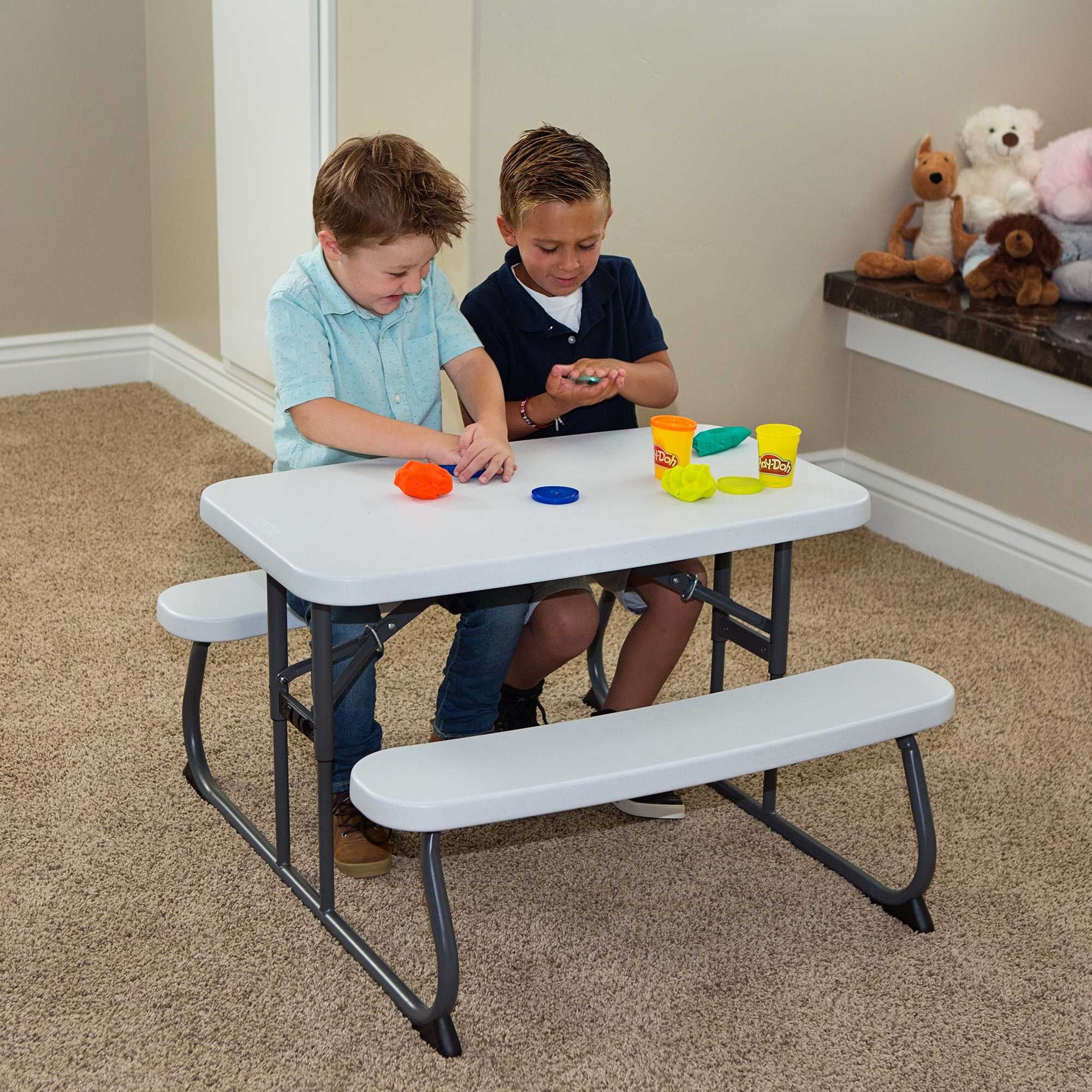 Lifetime Children's Picnic Table , White Granite (60239) - Image 21
