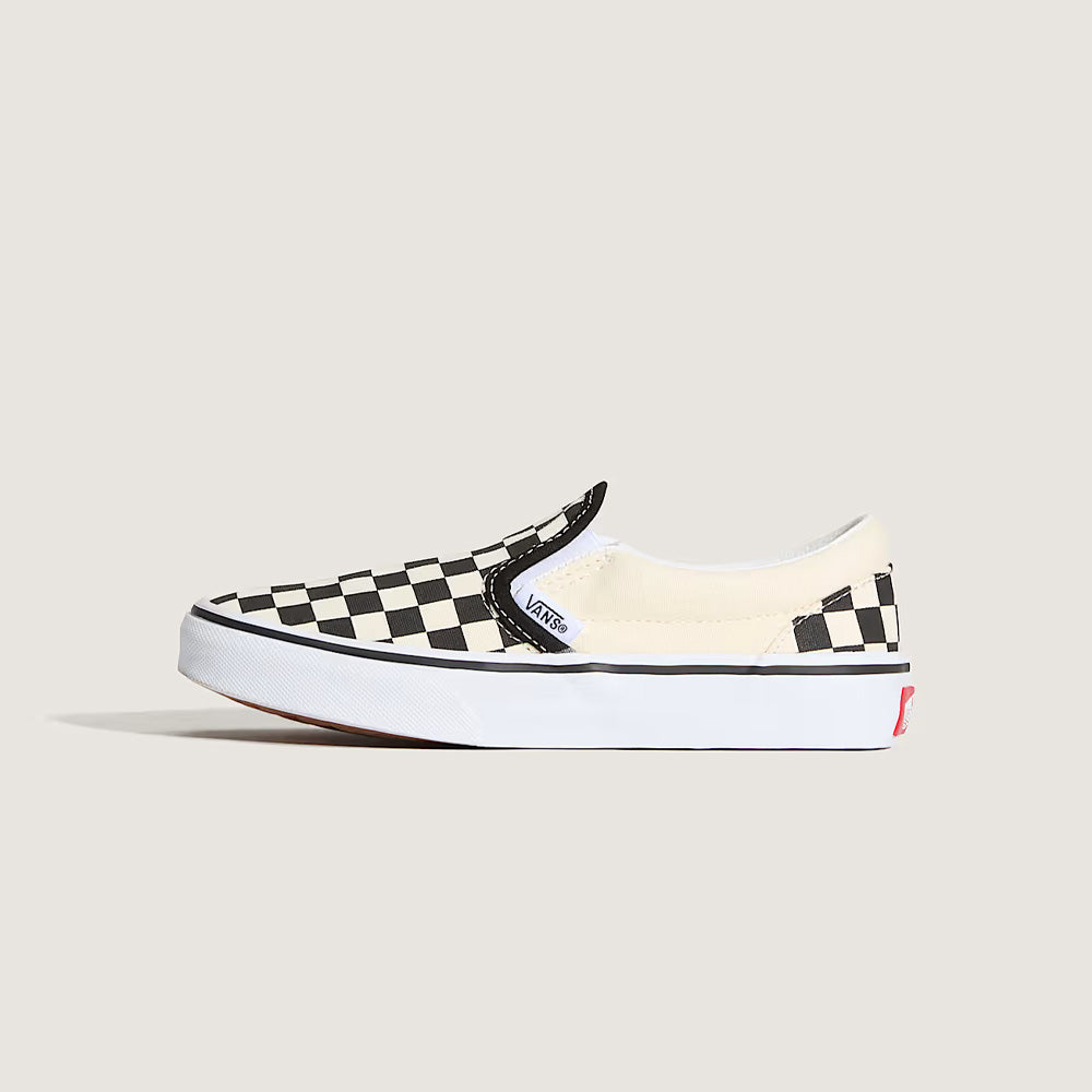 Vans - Classic Slip-On Enfant - Noir & Blanc