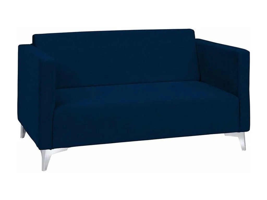 Sofá Decocasaes K101 Azul 136x82x74cm Tapiz Patas - Plástico zybn54824