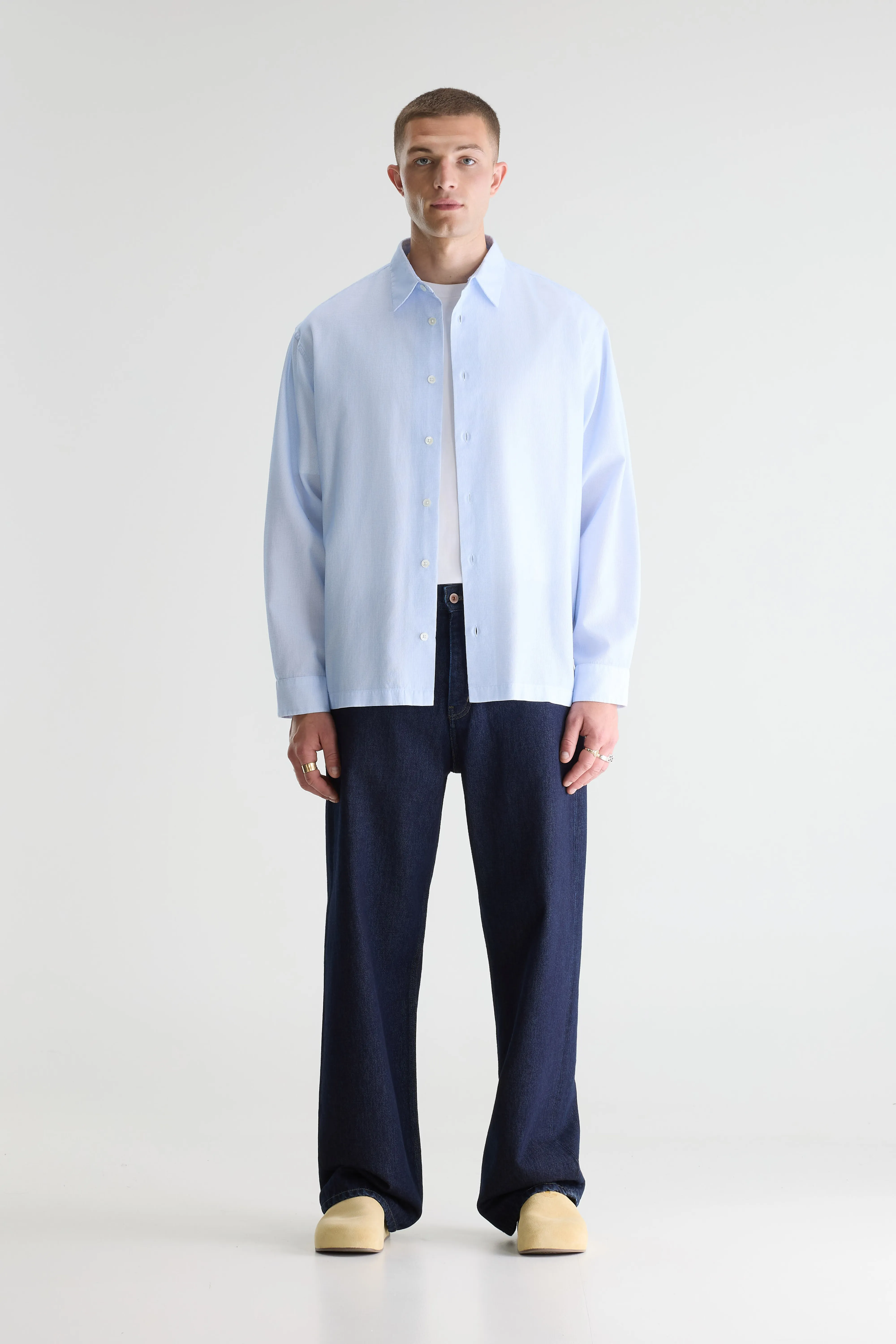 Bellerose Flip micro-checked shirt (261 / M / CHECK A)