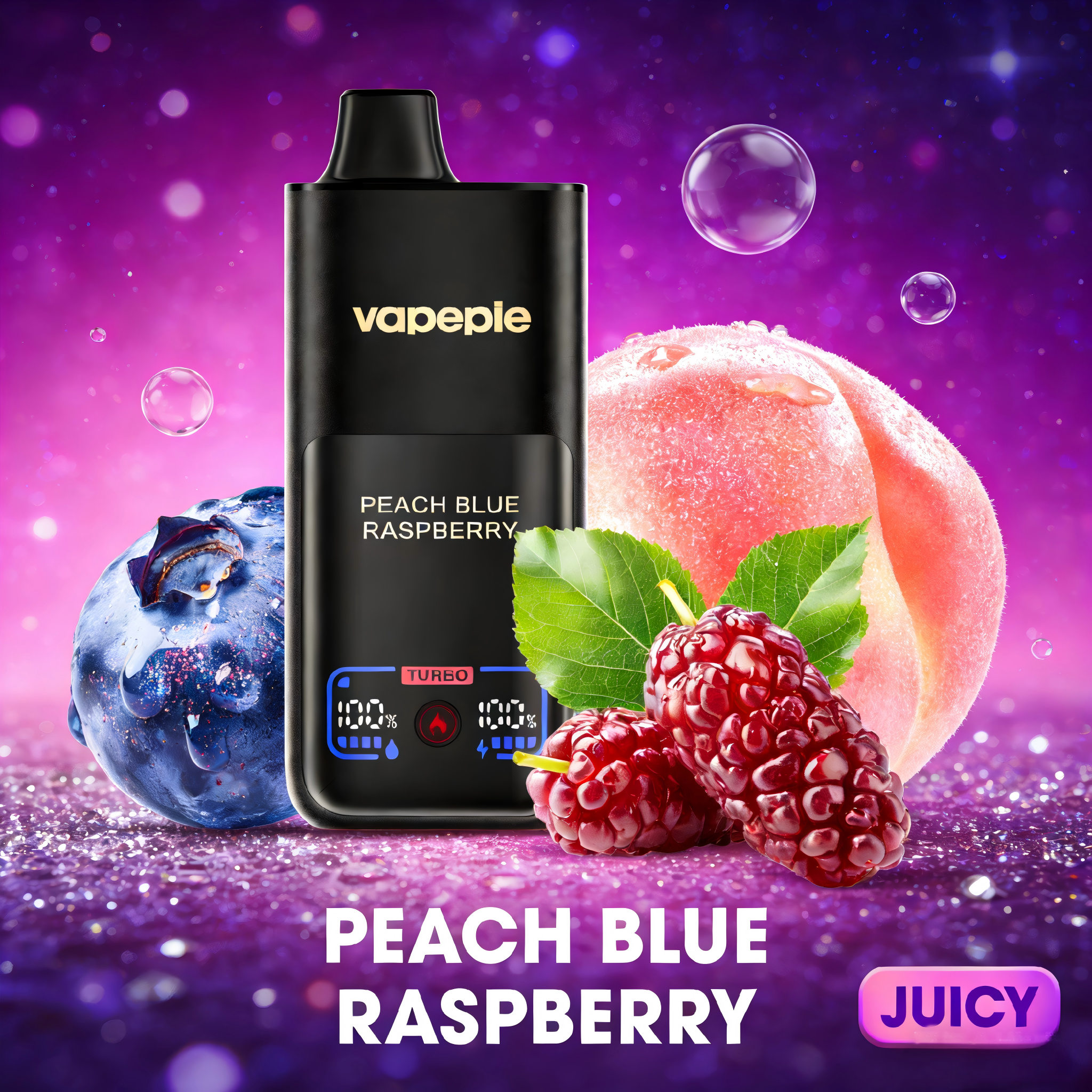Peach Blue Raspberry-VAPEPIE Mega 70.000 Züge