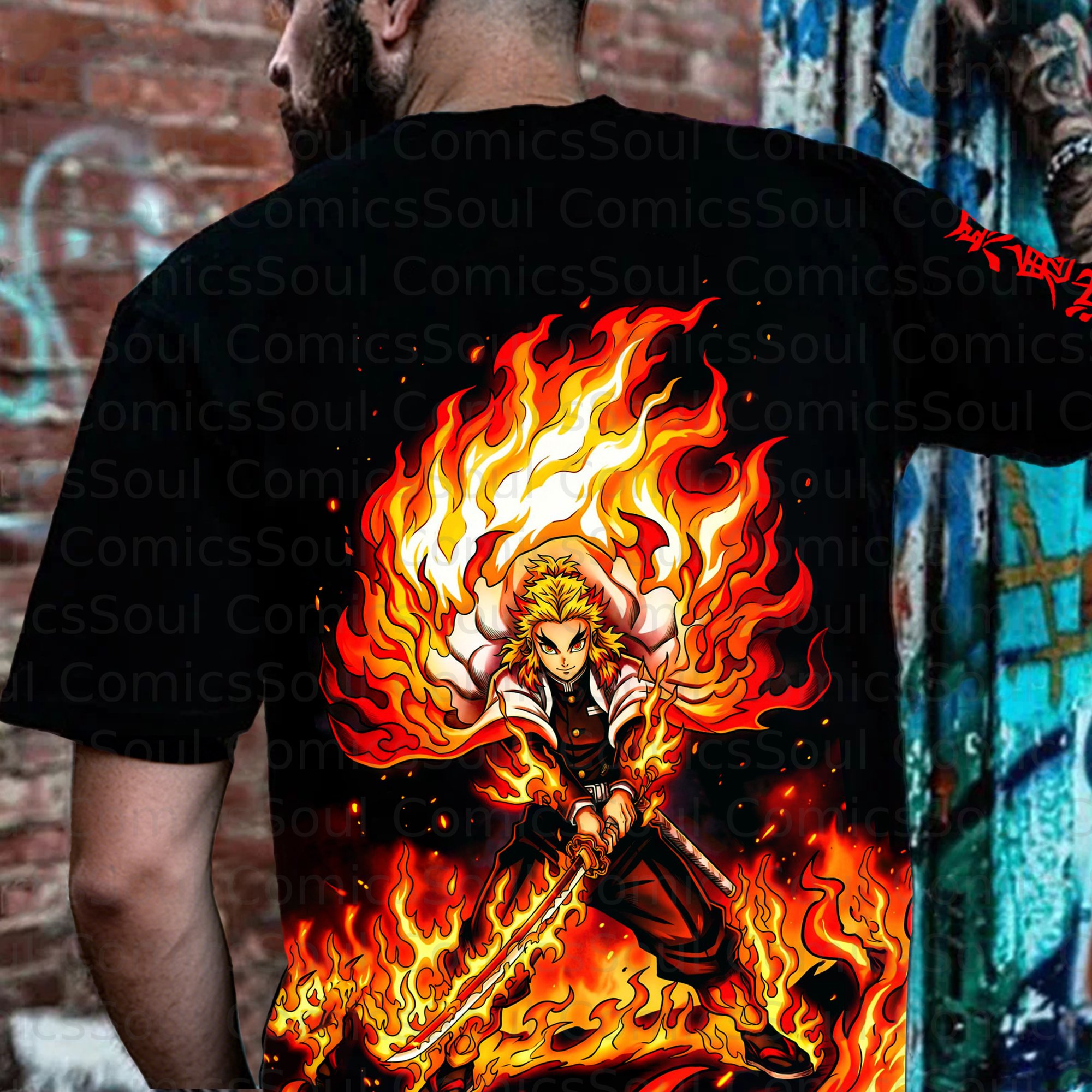Unisex Anime Inspired Vintage T-Shirt