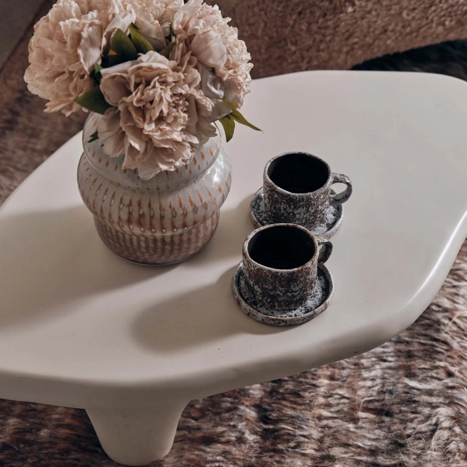 Norman Cup and Saucer, Mocha