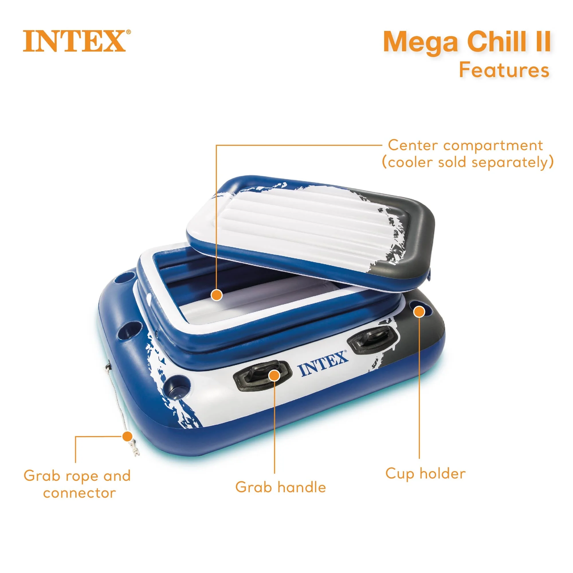 INTEX 24ft x 12ft x 52in Ultra XTR Above Ground Pool, Floats (2 Pack), & Inflatable Cooler - image 7