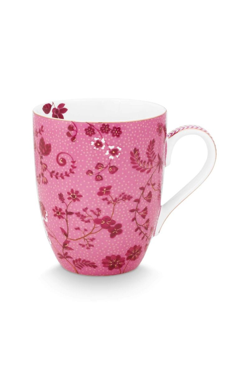 Mug Large Jolie Flowers Pink