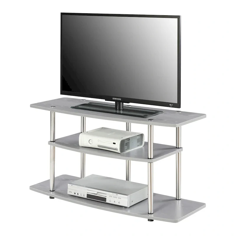 Convenience Concepts Designs2Go Tool-Free 3-Tier Wide TV Stand