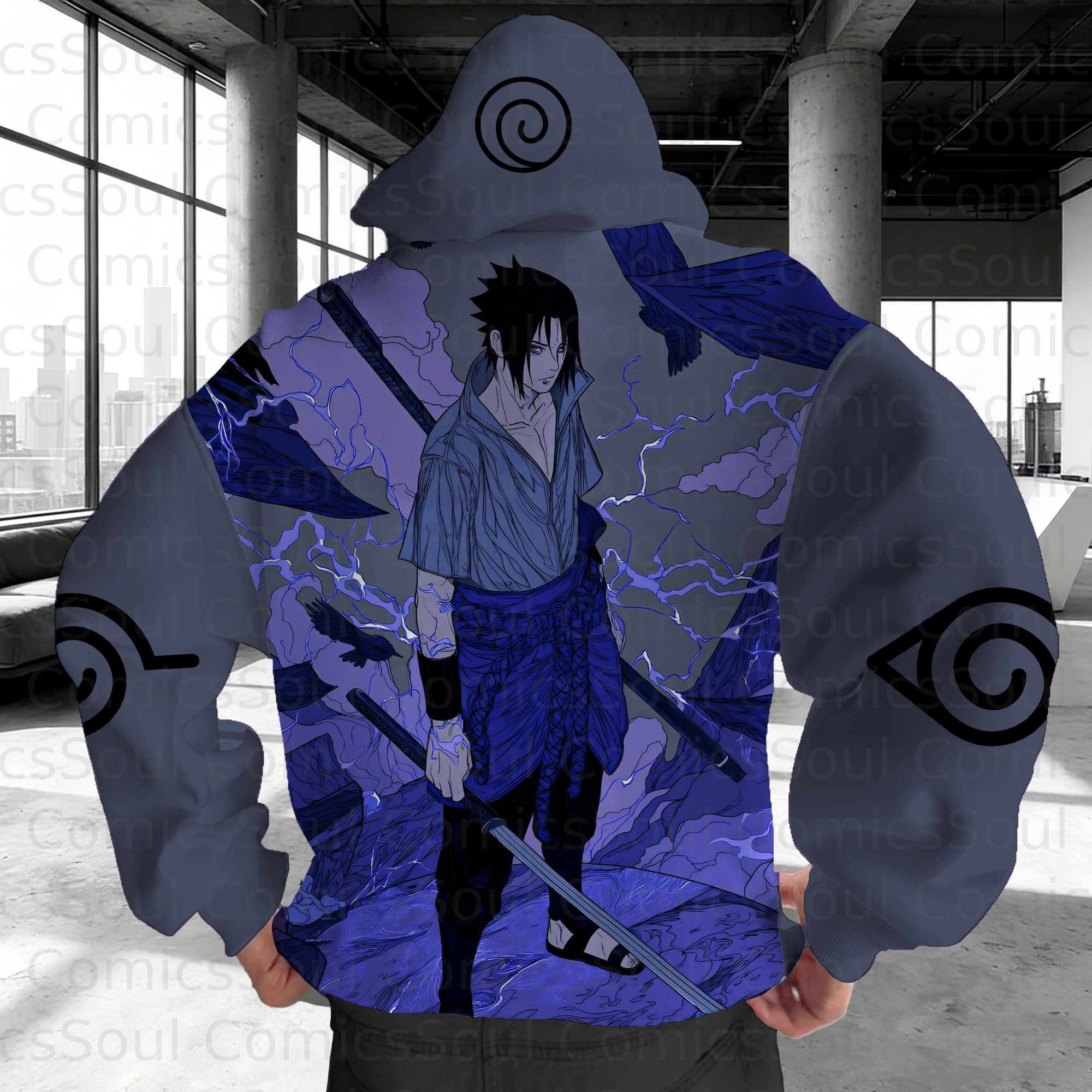 Unisex Graphic Streetwear Vintage Plush  Hoodie