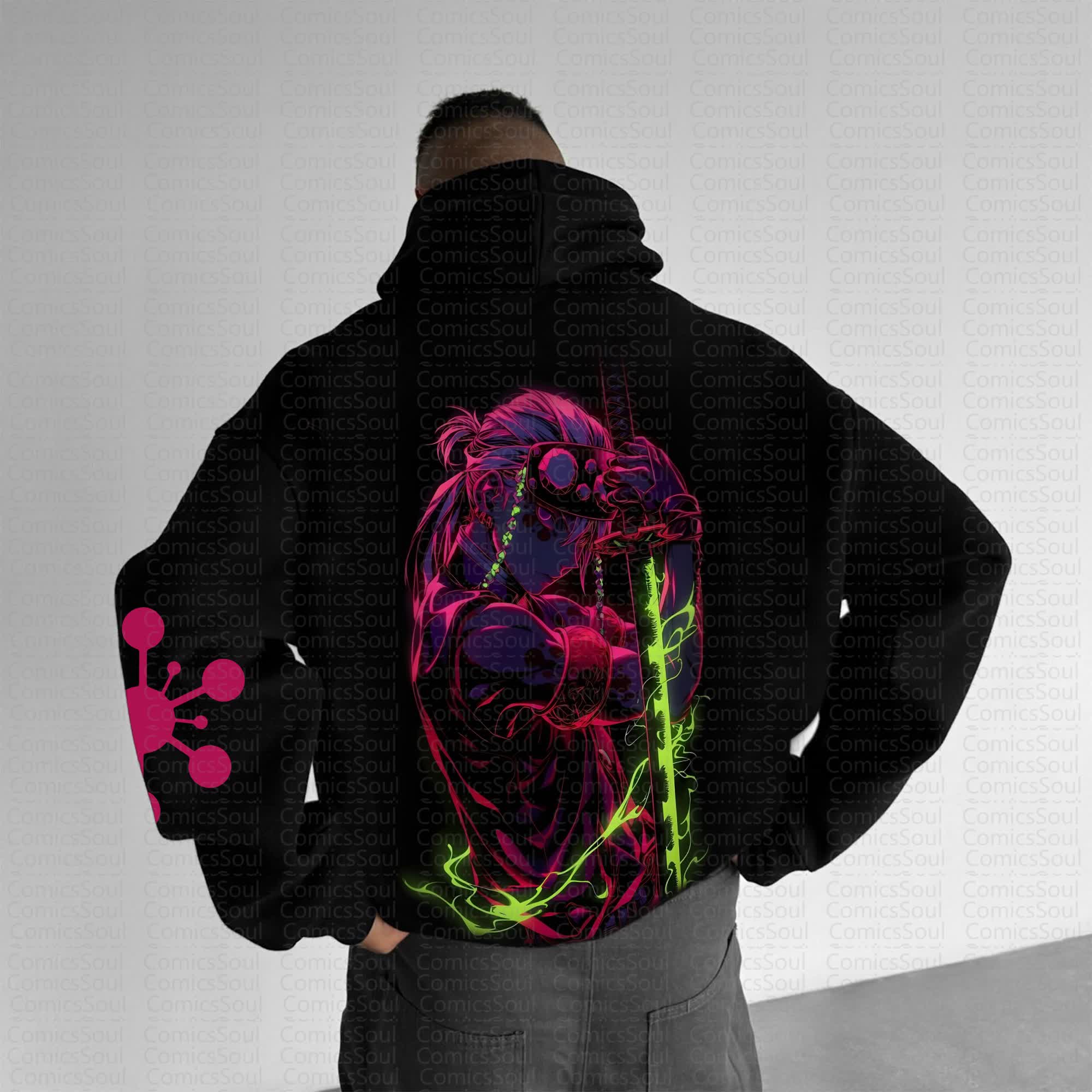 Unisex Anime Graphic Streetwear Vintage Hoodie丨Comicssoul