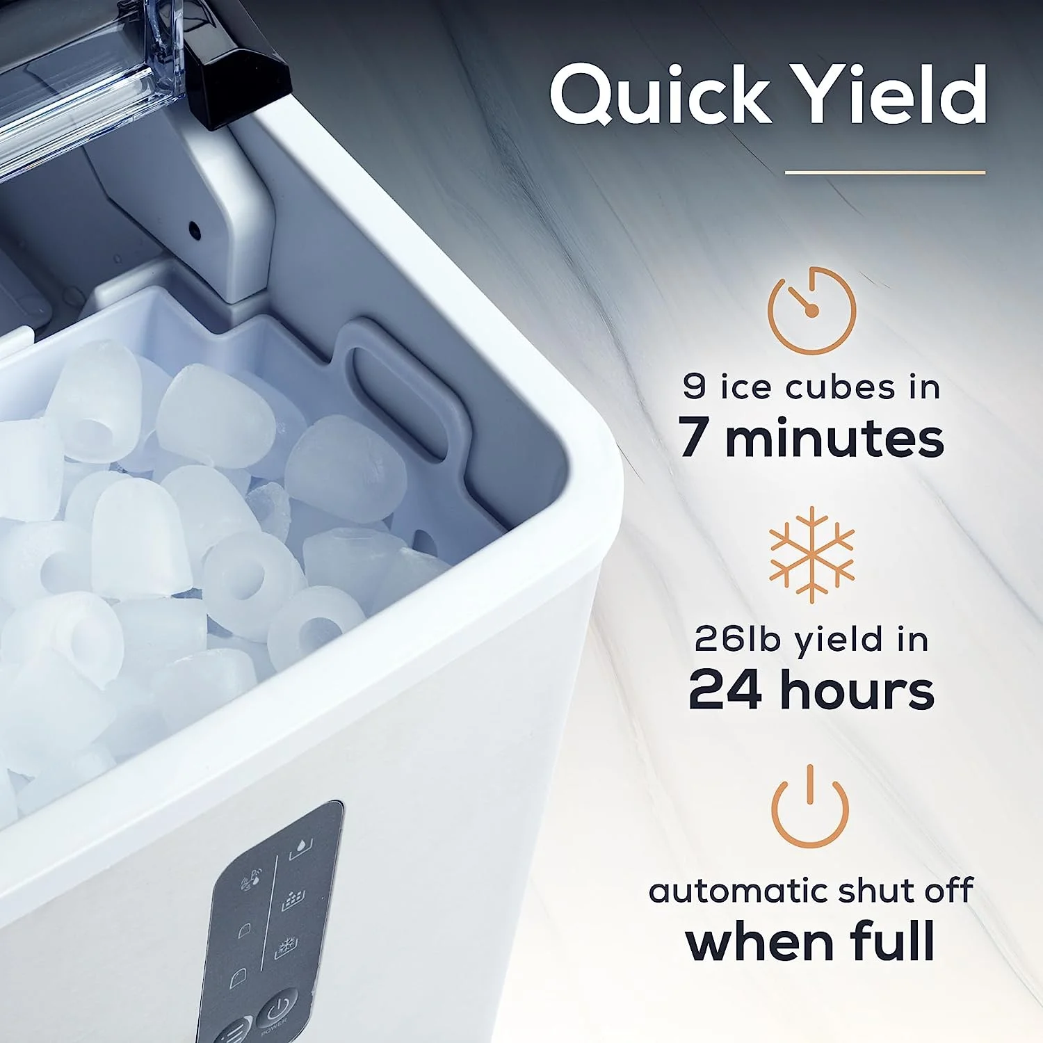 Igloo Automatic Ice Machine Self Cleaning Countertop Ice Maker for Water Bottle & Drinks, Aqua - Image 23