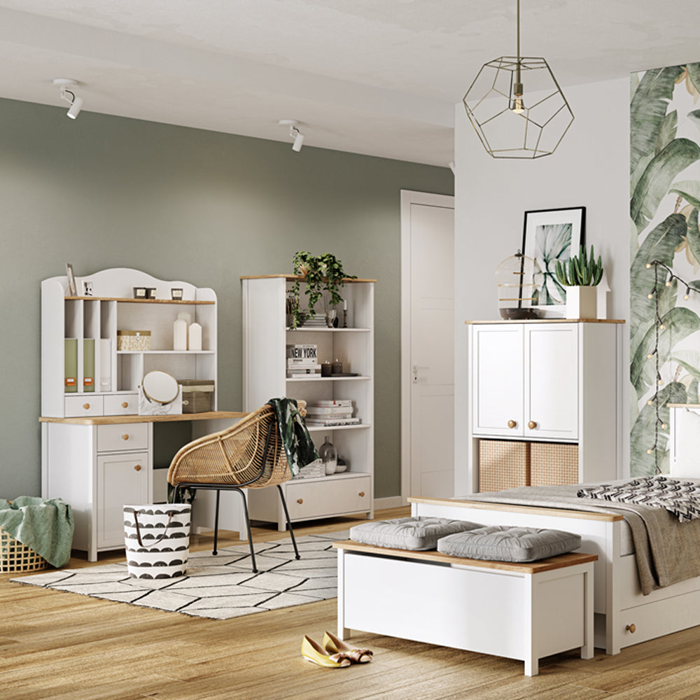 Blokker Havin Bureau Organizer - Wit / Nash Eiken