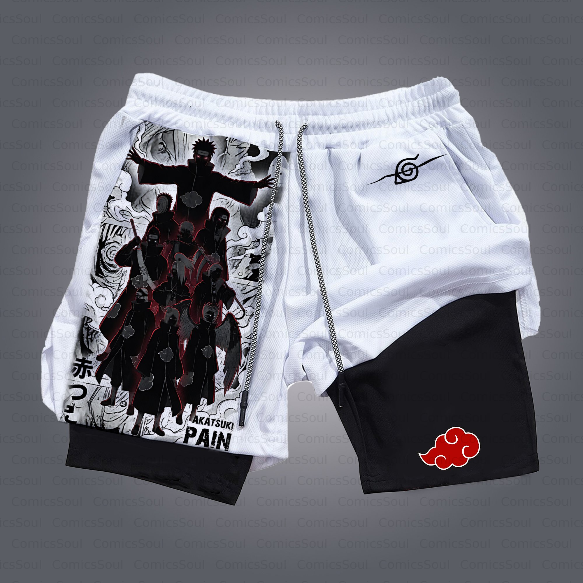 Unisex Casual Anime Style Shorts