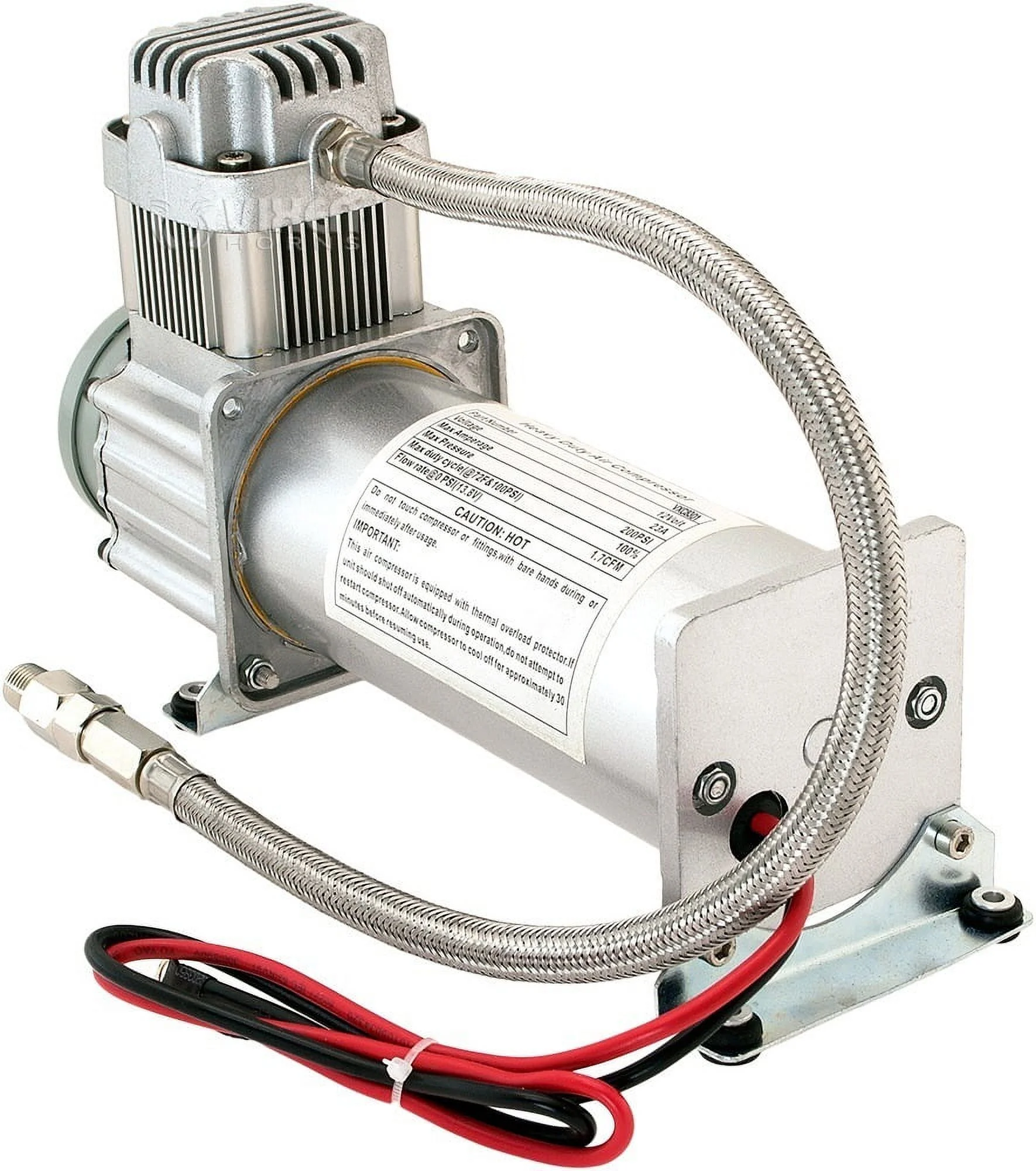 Vixen Horns OCTOPOD Train Horn Kit for Trucks/Car/Semi. Complete Onboard System- 200psi Air Compressor, 3 Gallon Tank, 8 Trumpets. Super Loud dB. Fits Vehicles like Pickup/Jeep/RV 12v VXO8330/8124XC - Image 9