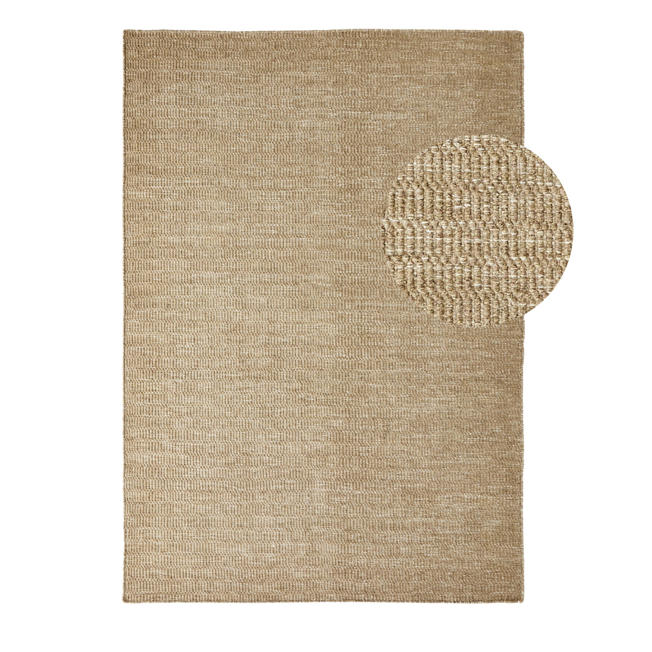 Blokker Mellow Wollen Vloerkleed 200 x 300 cm - Taupe