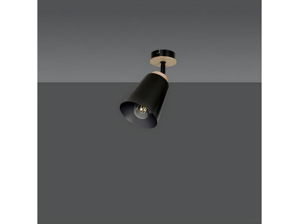 Foco Atlas, Negro, 15x30x15 cm, hogardiseno