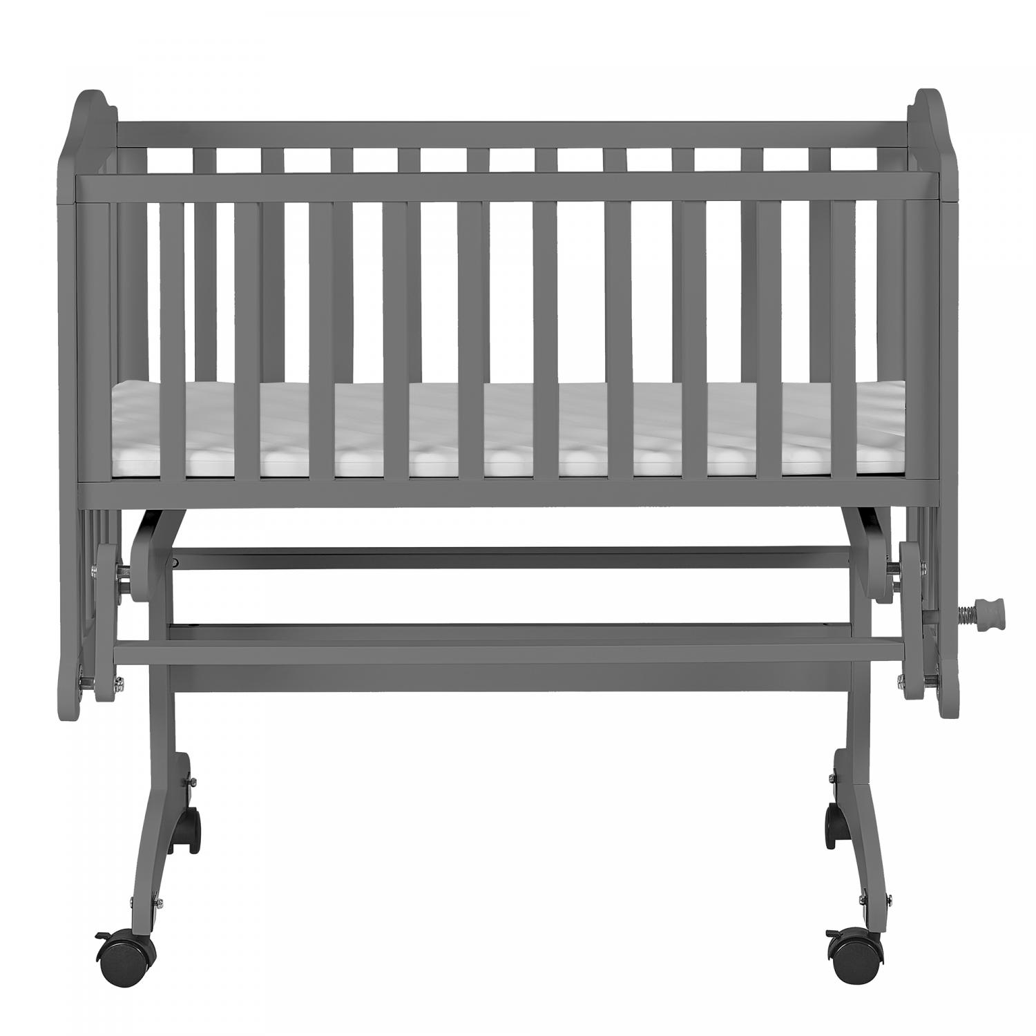 Dream On Me Lullaby Cradle Glider. Steel Gray - Image 2