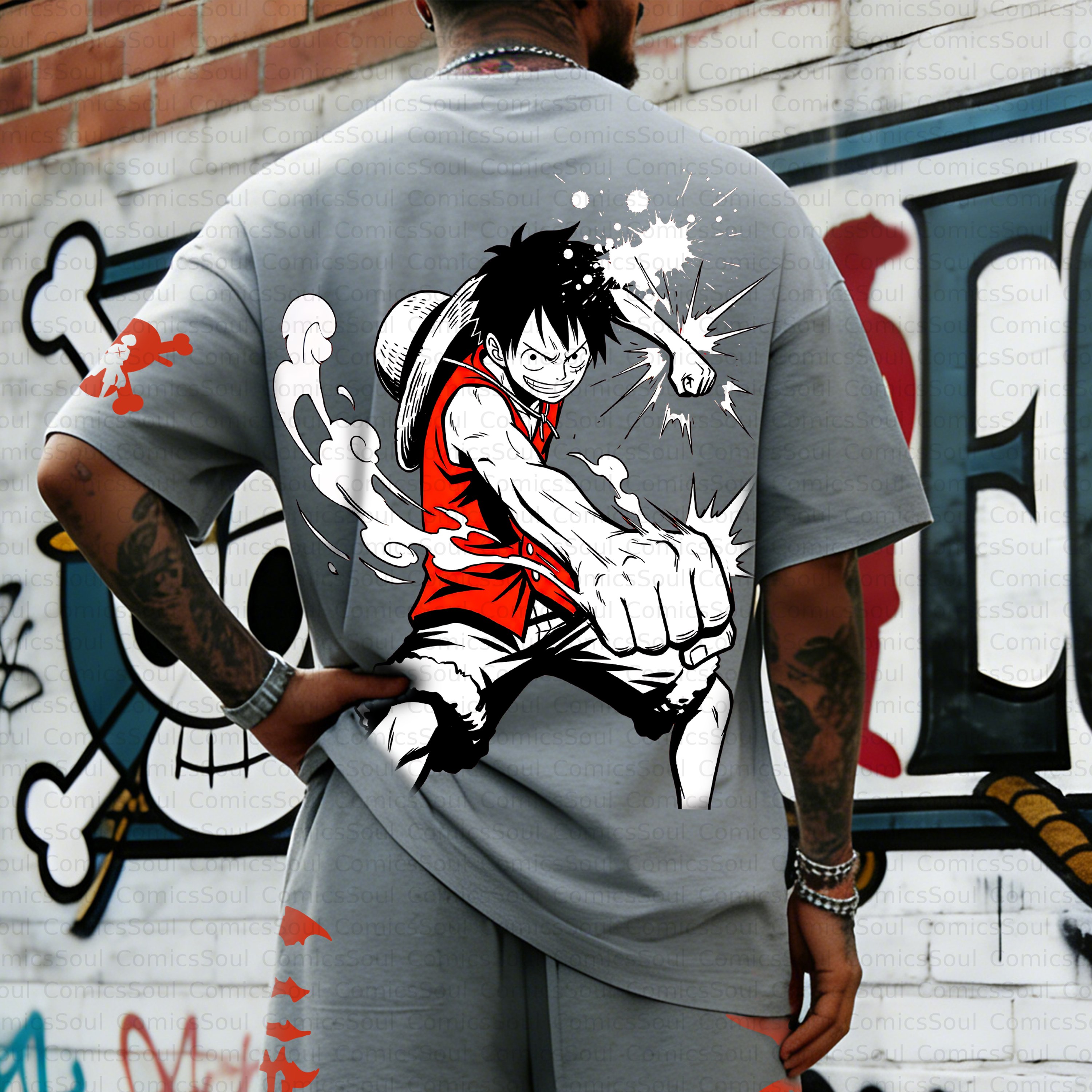 Unisex Anime Inspired Vintage T-Shirt