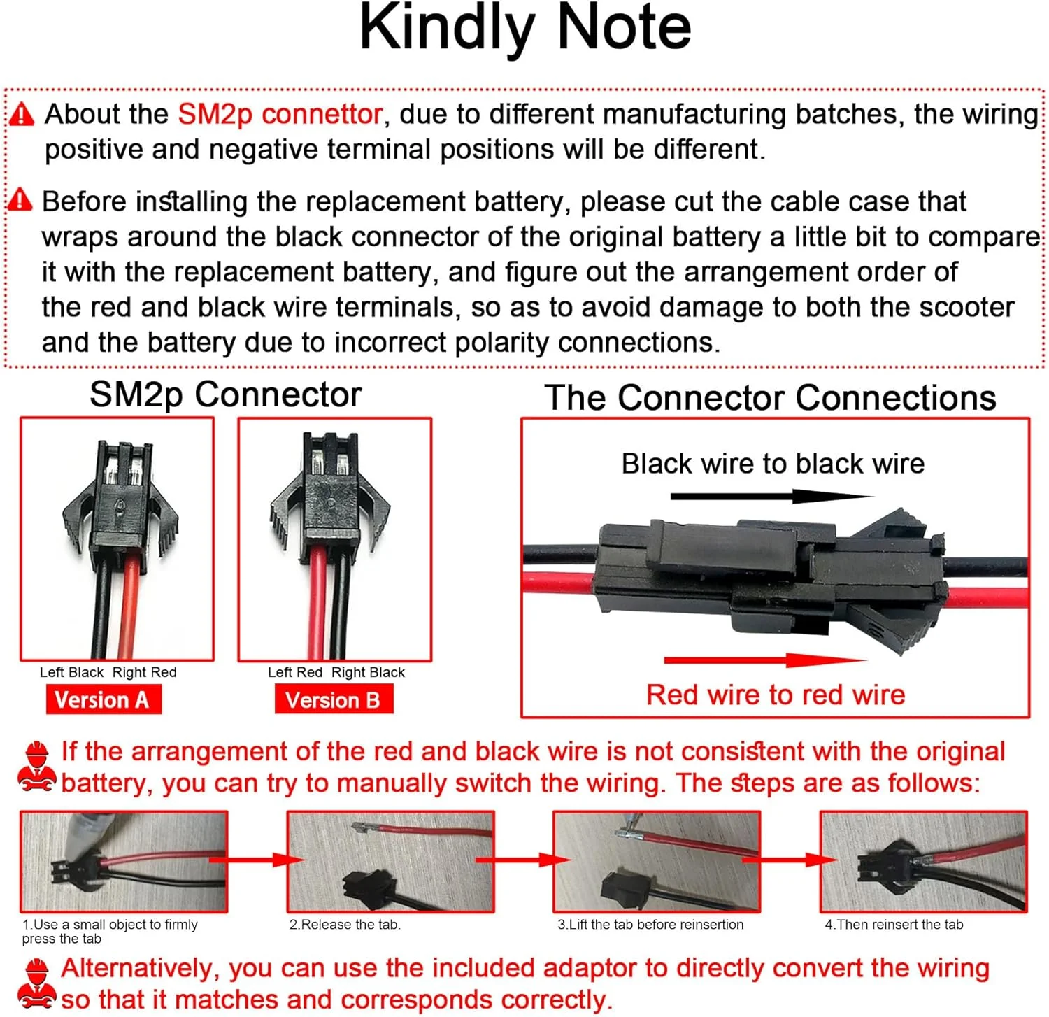 36V 8Ah Electric Scooter Battery Compatible for Phantomgogo R1 Electric Scooters 36V Electric Scooter Replacement Battery 288Wh Li-ion Power Batteries, Size: 7.68 * 5.2 * 1.50 inch - Image 5