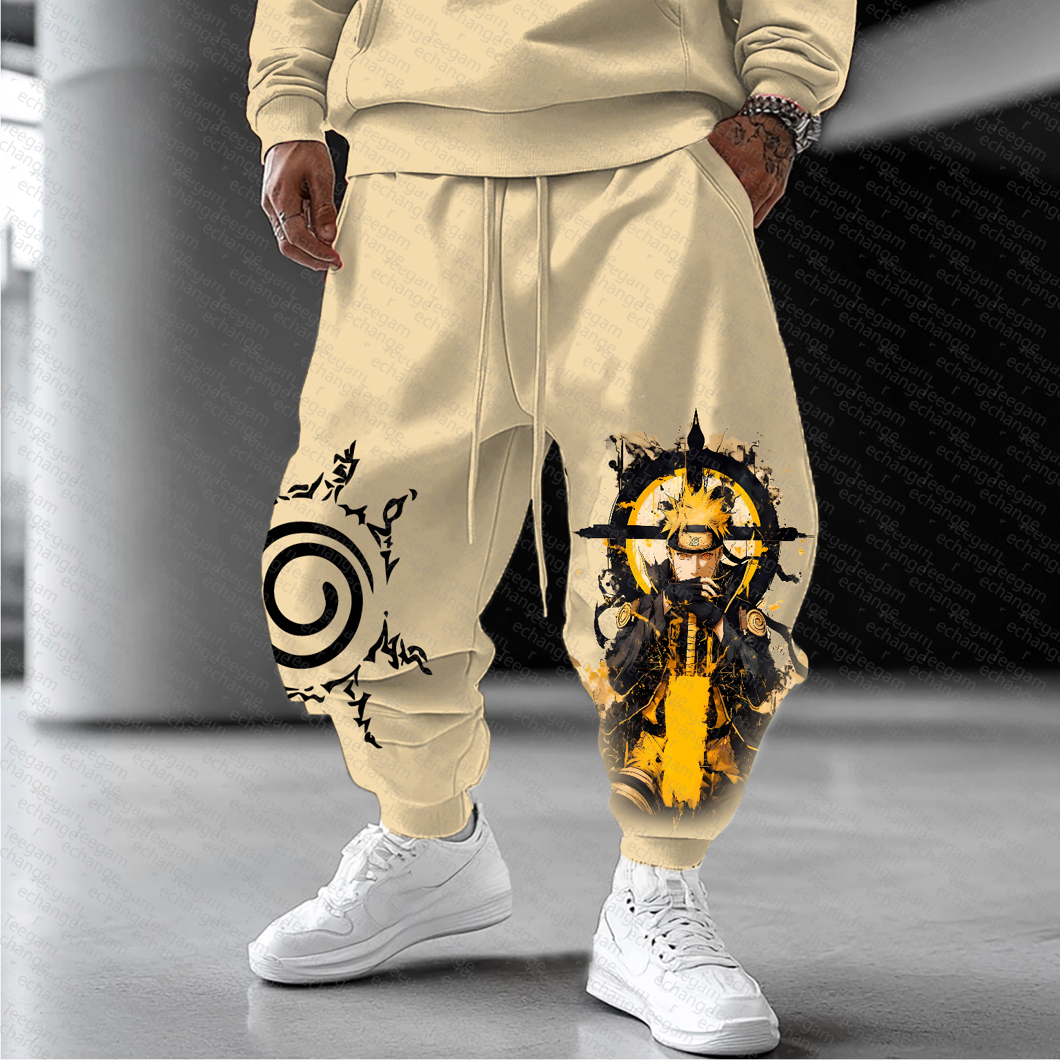 Unisex   Casual Anime Streetwear Pants
