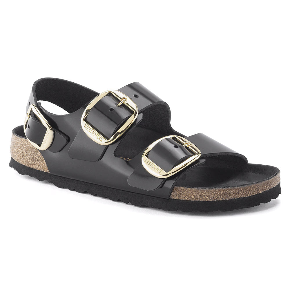 Birkenstock - Sandales Milano Big Buckle - Noir