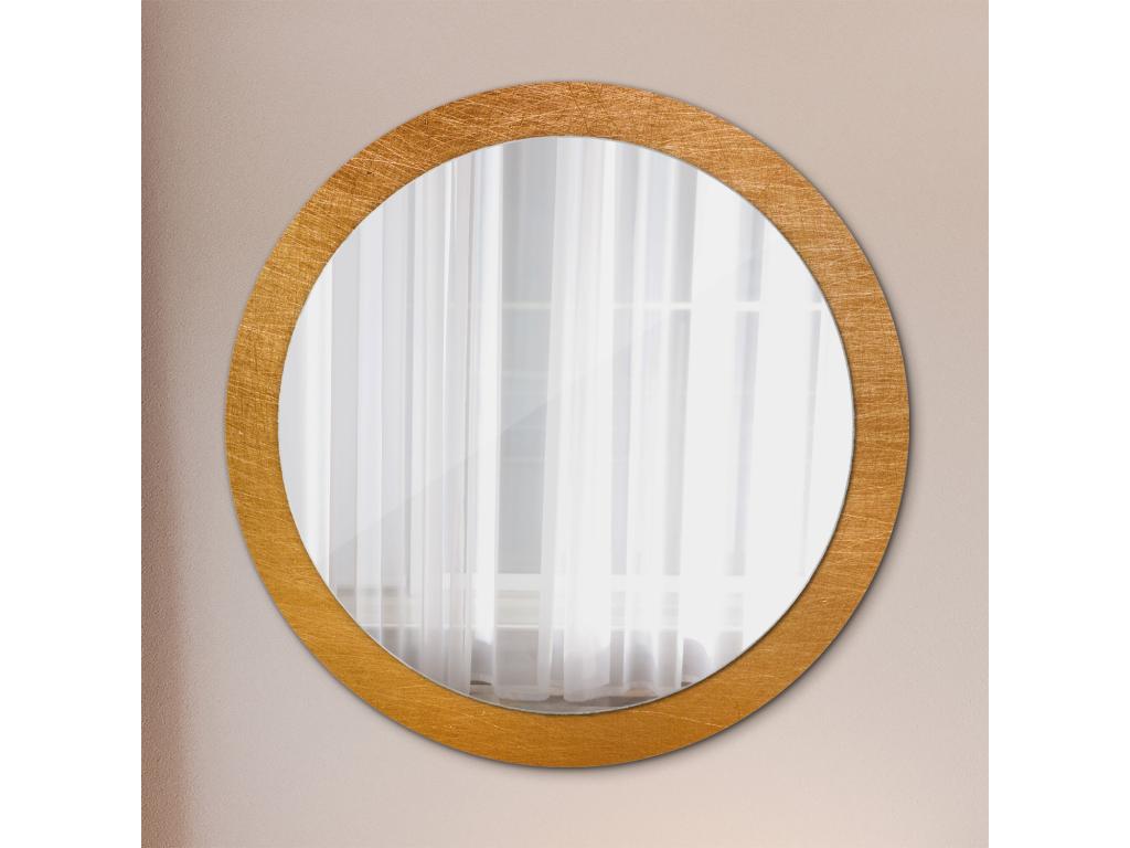 Espejo decorativo redondo - Estilo loft vintage - 90 cm