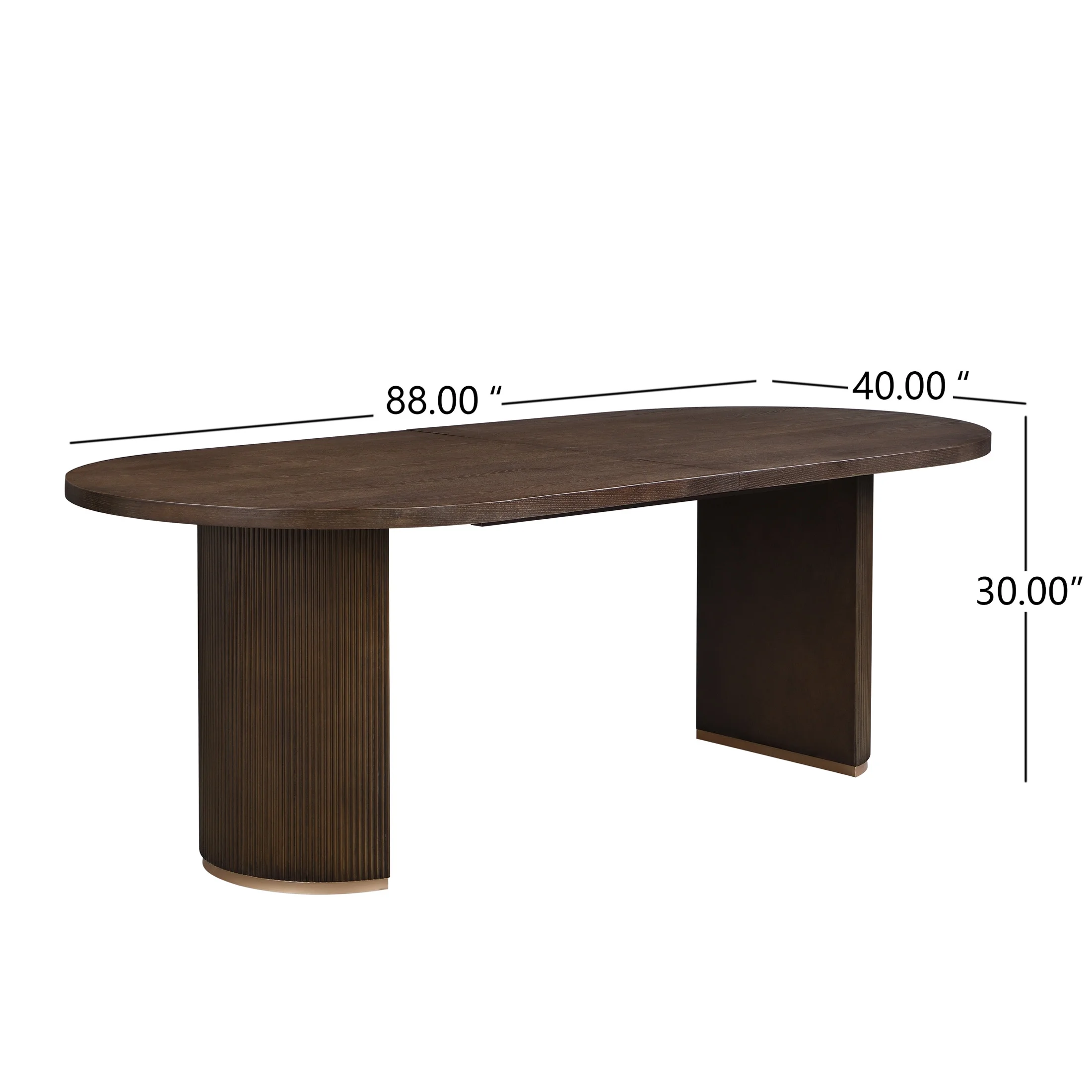 Christopher Knight Home Minimalist 88- Oval Dining Table for 4-6, Espresso - Image 12