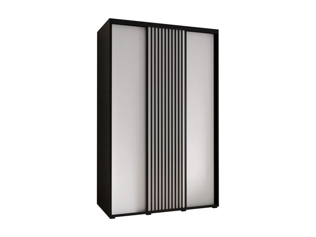 ARMARIO Casabellaes 1 DE PUERTAS CORREDERAS 235.2/160/60 3 puertas (negro/blanco) 44056MZRH