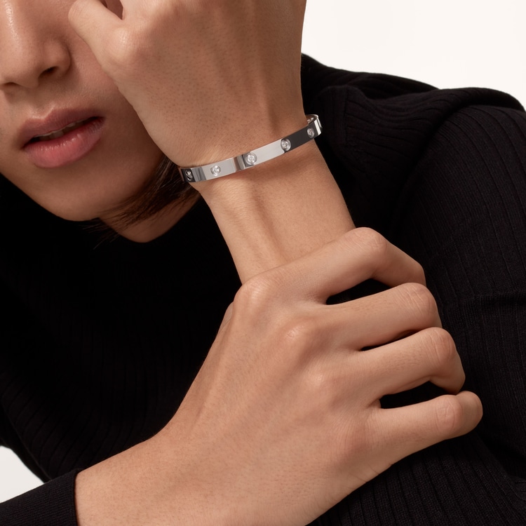 Replicate LOVE bracelet, classic model,10 diamonds(1:1 replica) - Original Replica Club