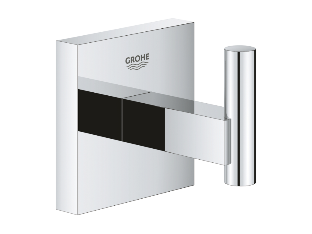 Casaplu Start Cube gancho de pared cromado