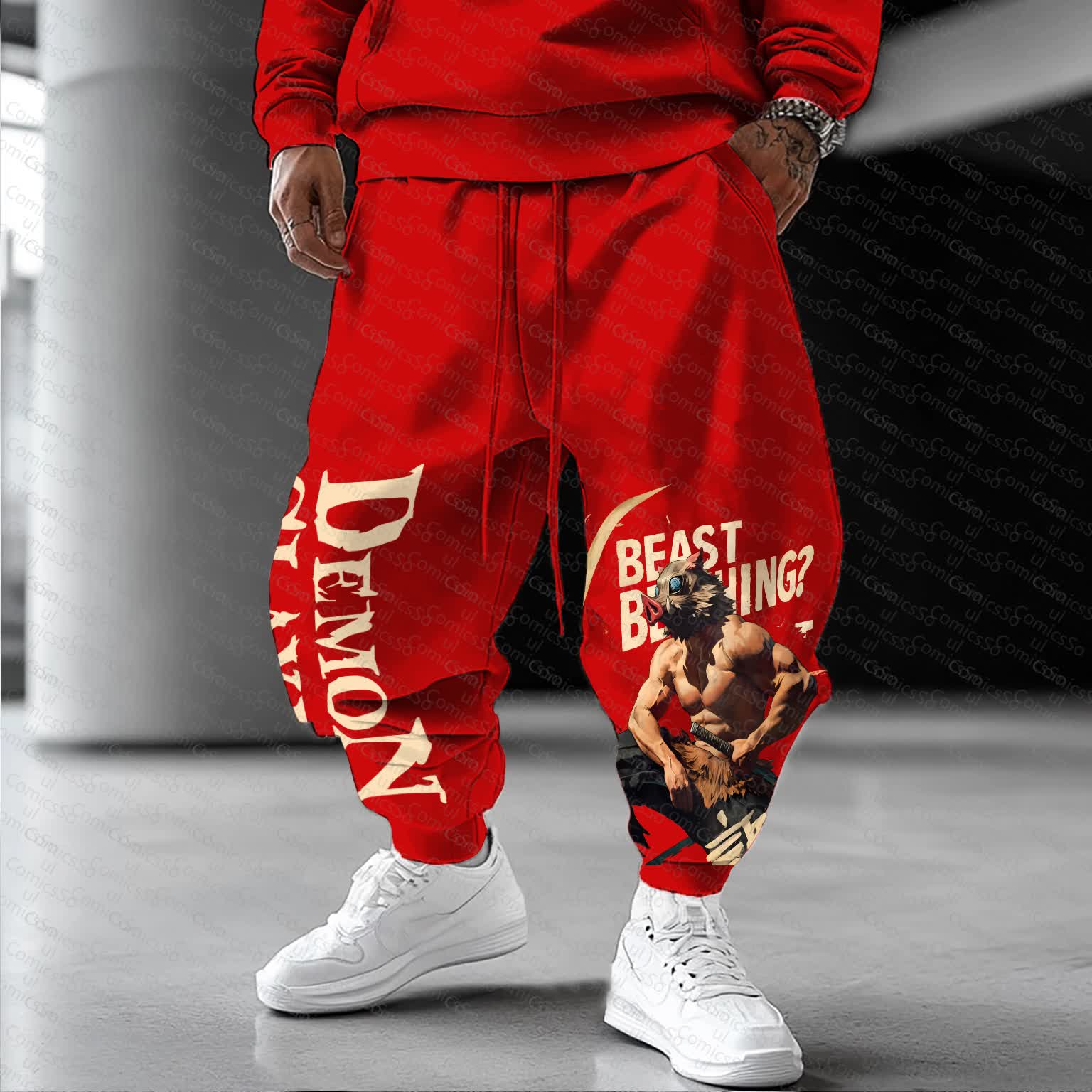 Unisex  “Comicssoul” Casual Anime Streetwear Pants