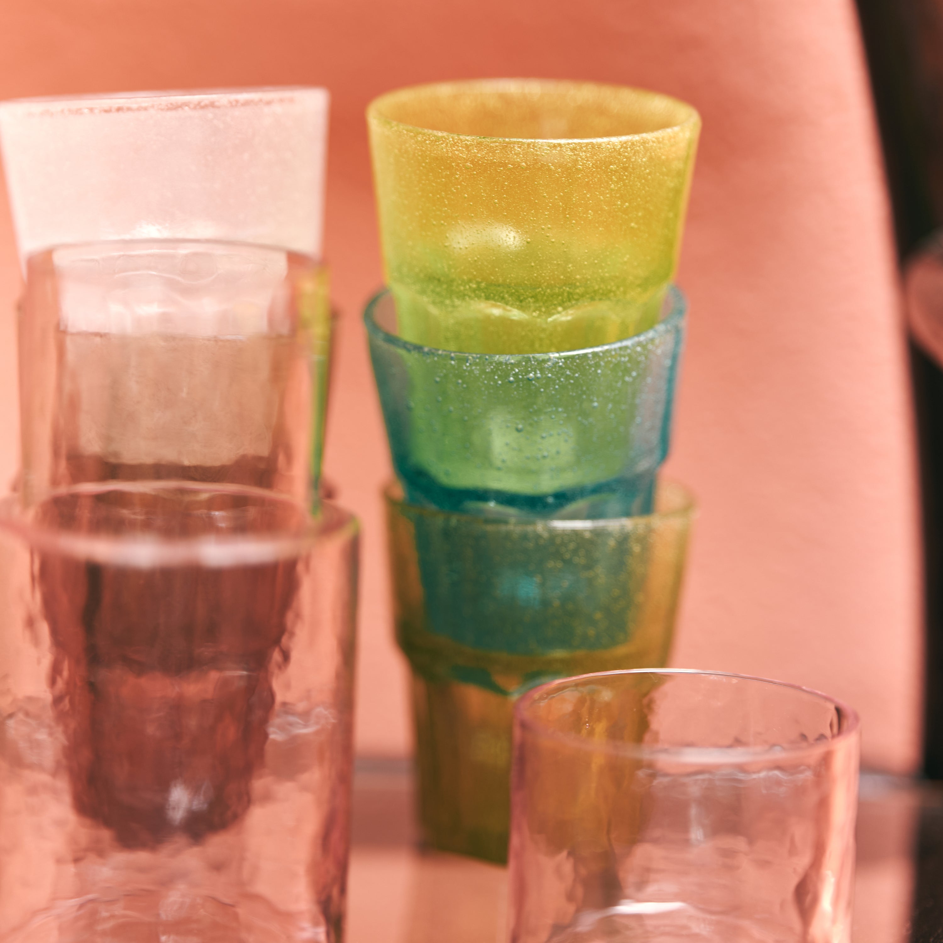 HKliving Mineral Waterglazen - Set van 6