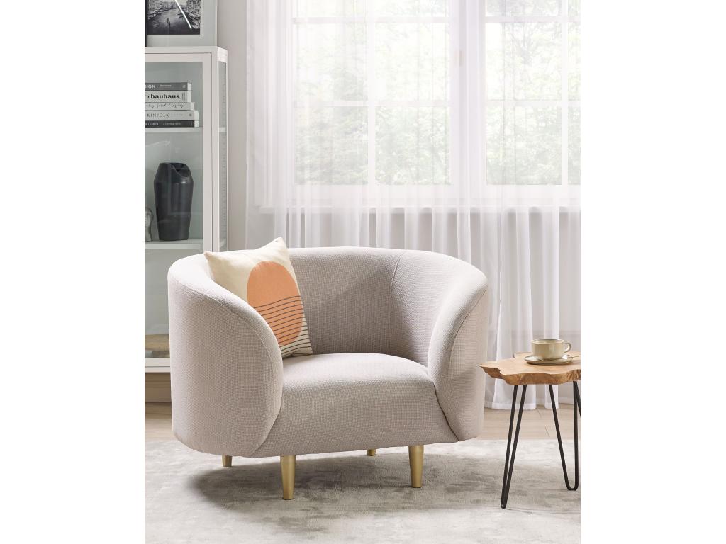 Sillón Nestleano Tela Beige claro