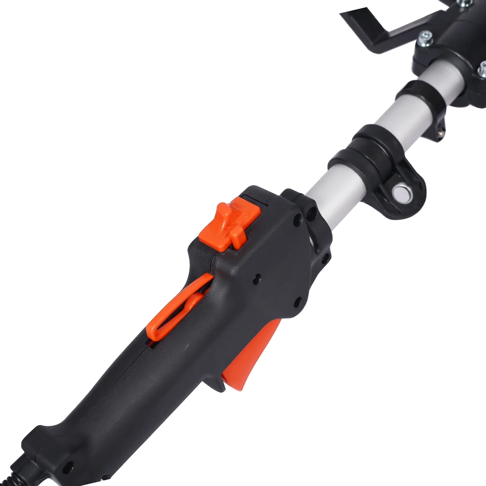 Power Snow Sweeper Brush Machine, 52cc Gasoline Walk-Behind Power Broom for Artificial Lawn Dirt Debris, 24" X 9" Brush, EPA Approved - Image 18