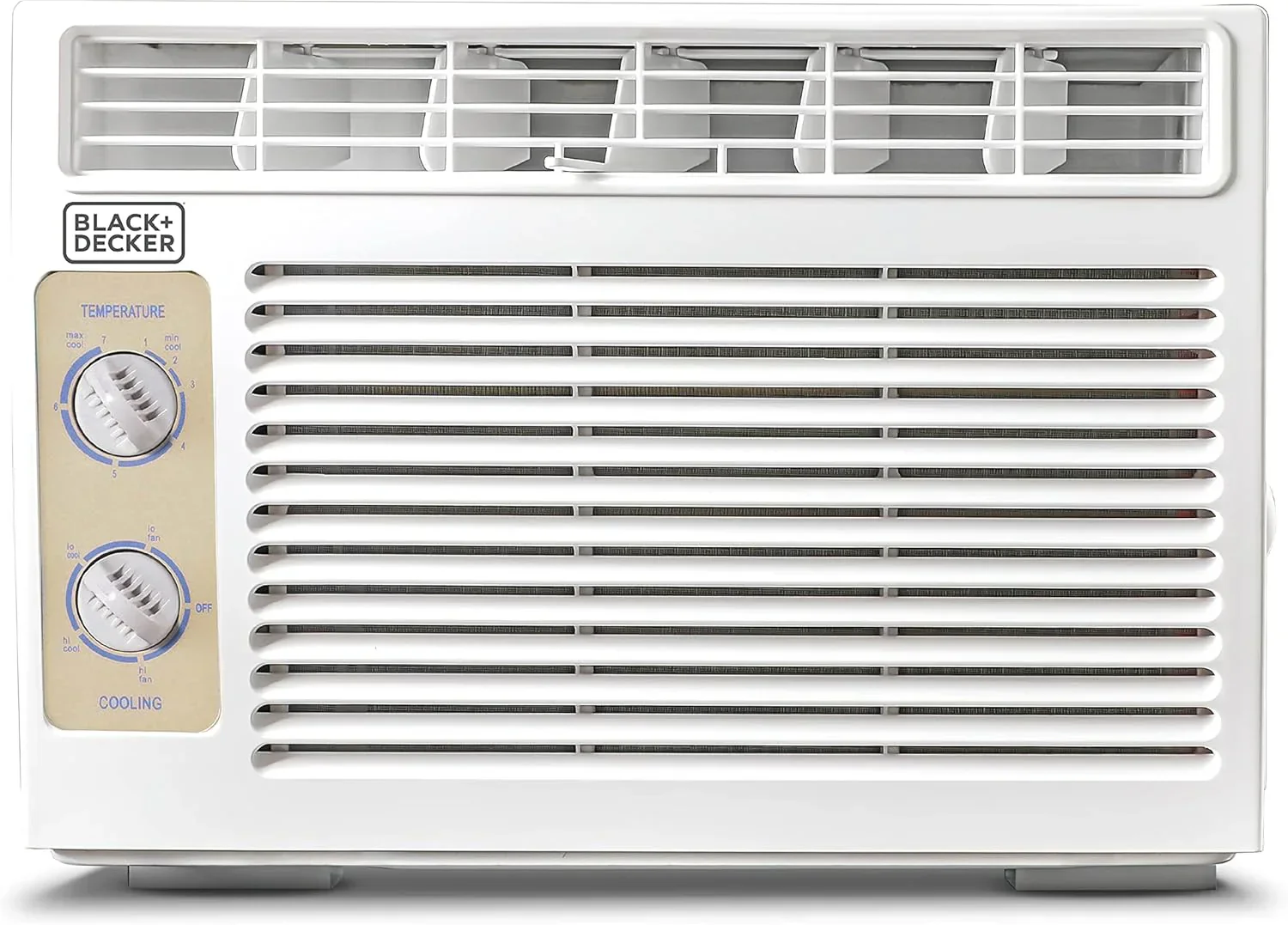 BLACK+DECKER Window Air Conditioner 5000 BTU Cools Up to 150 Square Feet AC Mechanical Controls