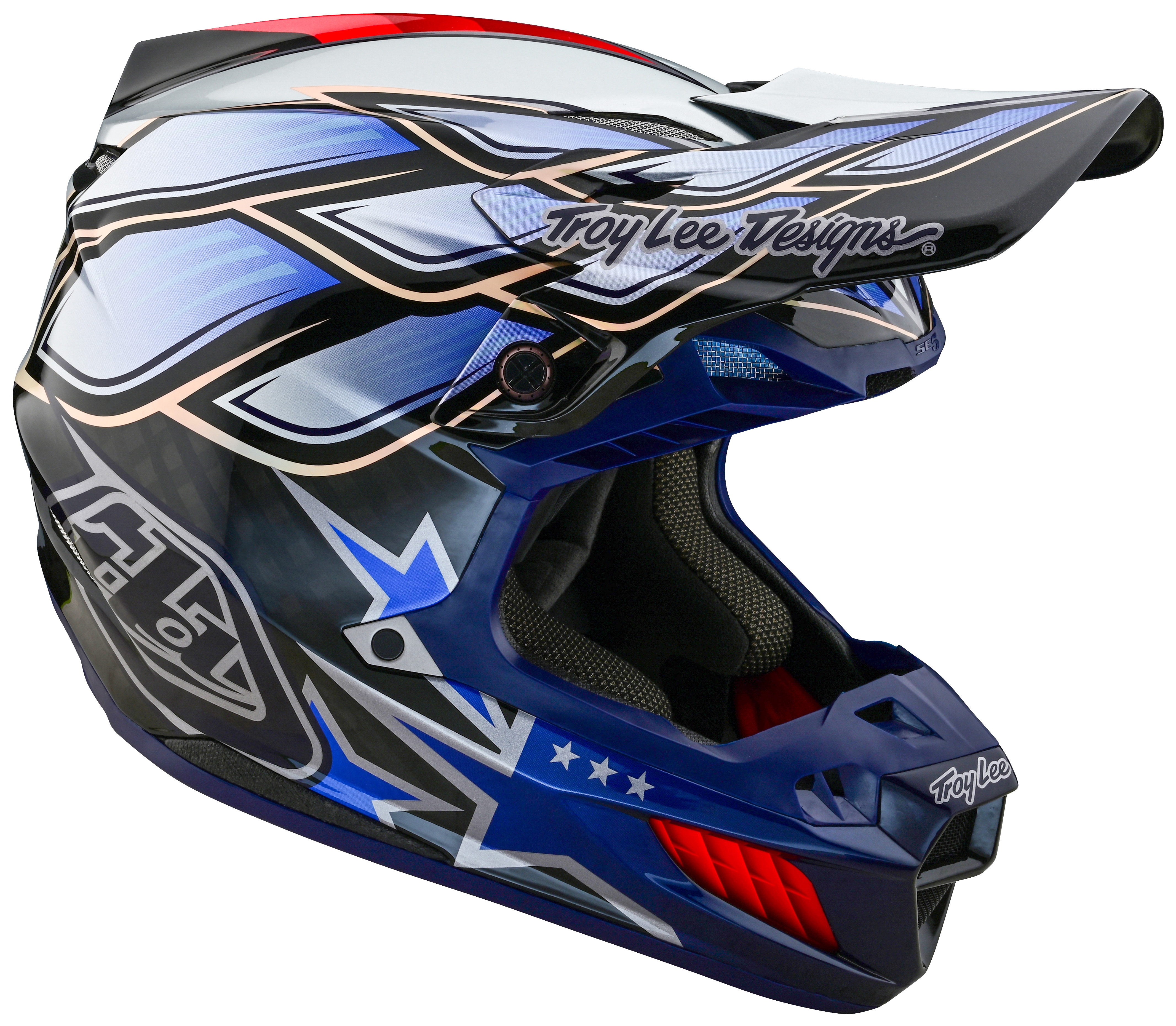 SportsBikeShop Troy Lee SE5 Composite Wings Helmet