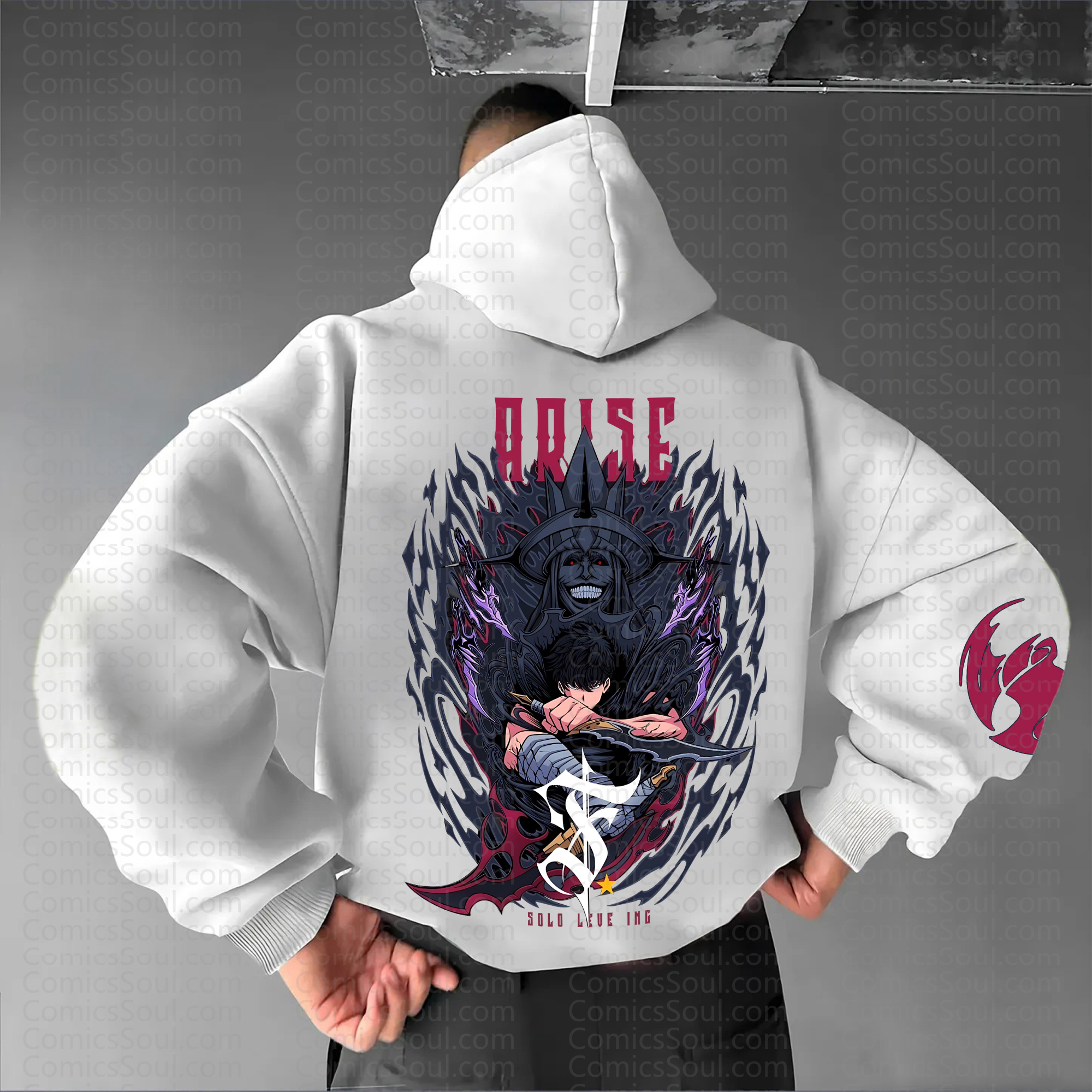 Unisex “Comicssoul” Anime Graphic Streetwear Vintage Hoodie