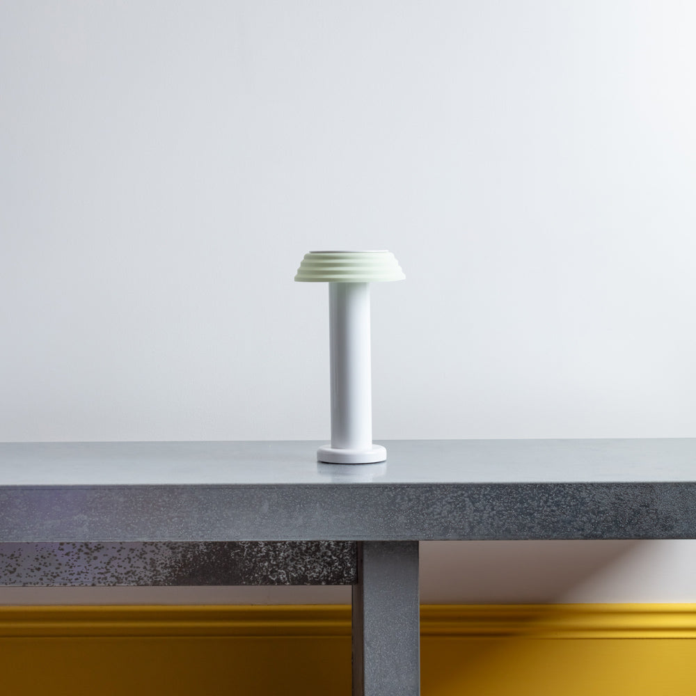 Lampe portable rechargeable - Blanc Vert - Sowden