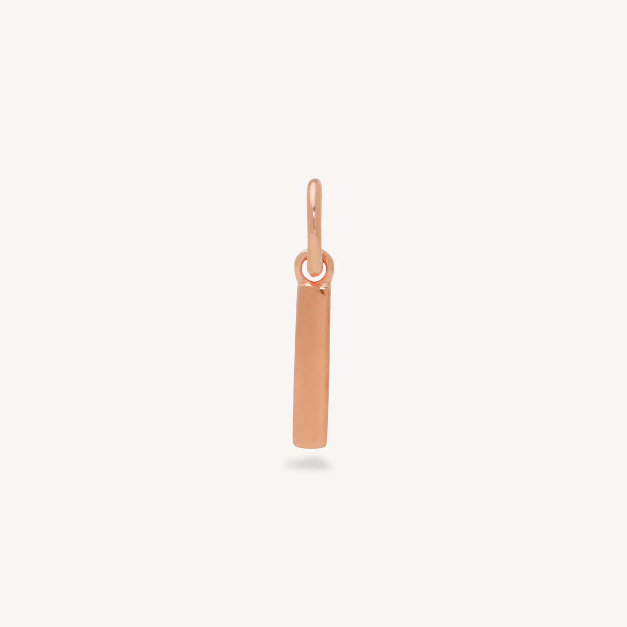 14k Rose Gold Vermeil Letter Charm