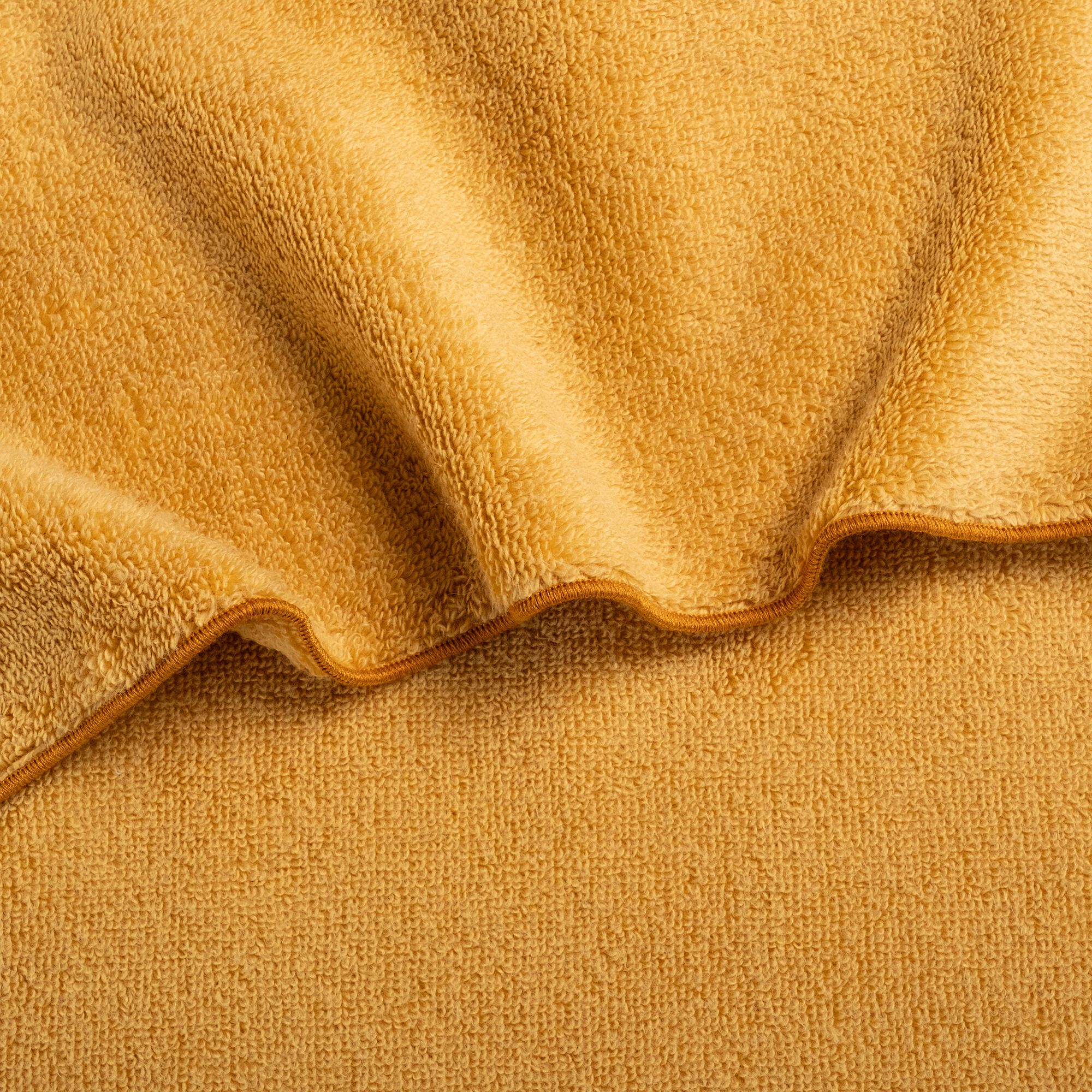 COME - Drap de douche en coton 70x140cm - jaune blé