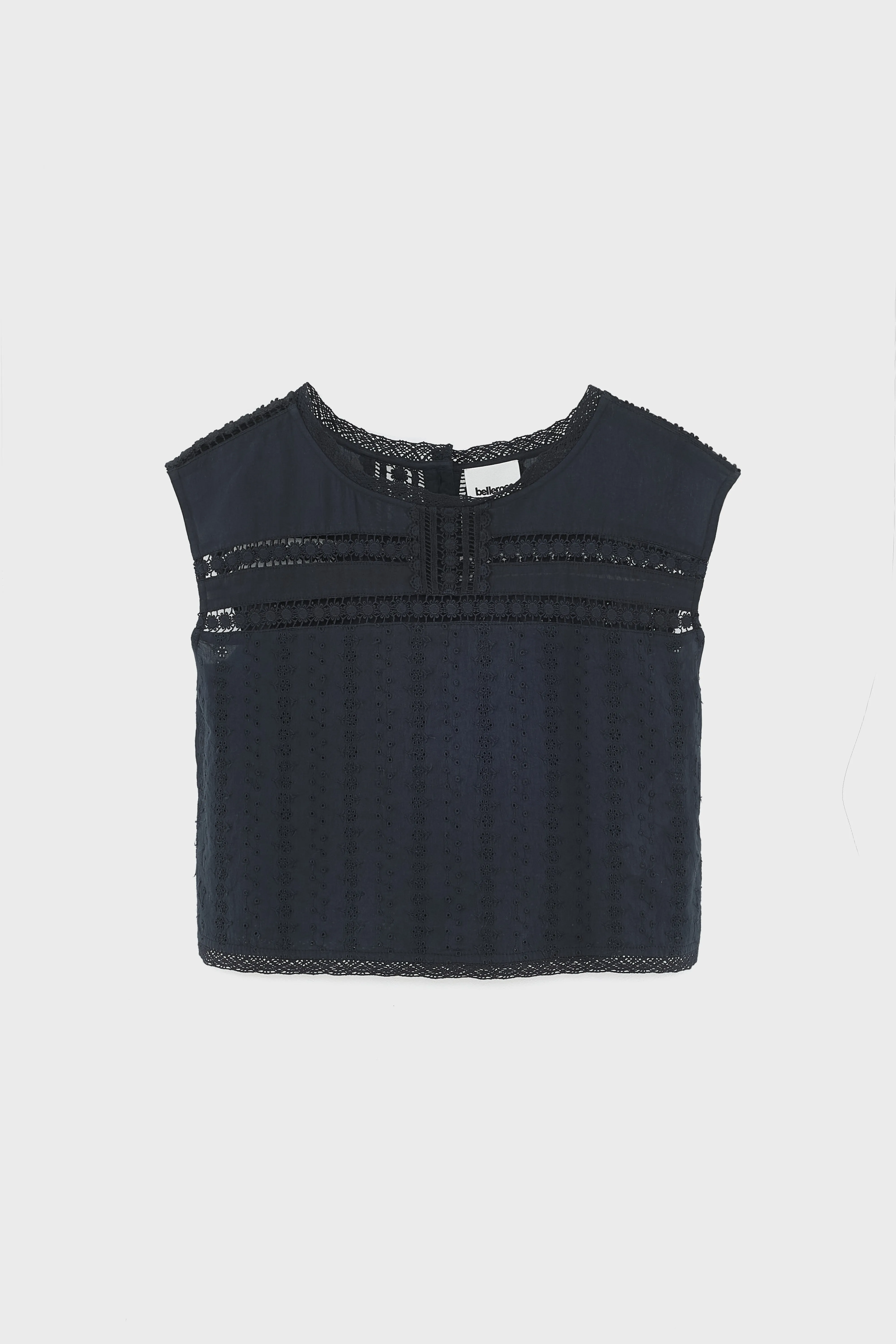 Bellerose Donna embroidered blouse (261 / W / METEORITE)