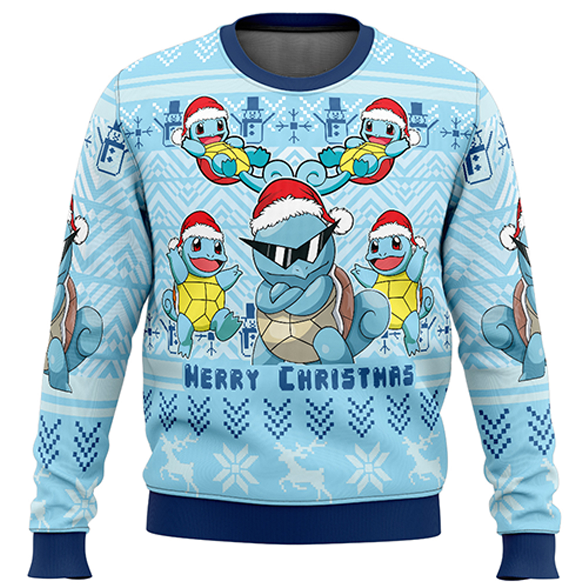 Unisex Anime Ugly Christmas Sweater TeeThreads Sustain the Scene with Custom Apparel