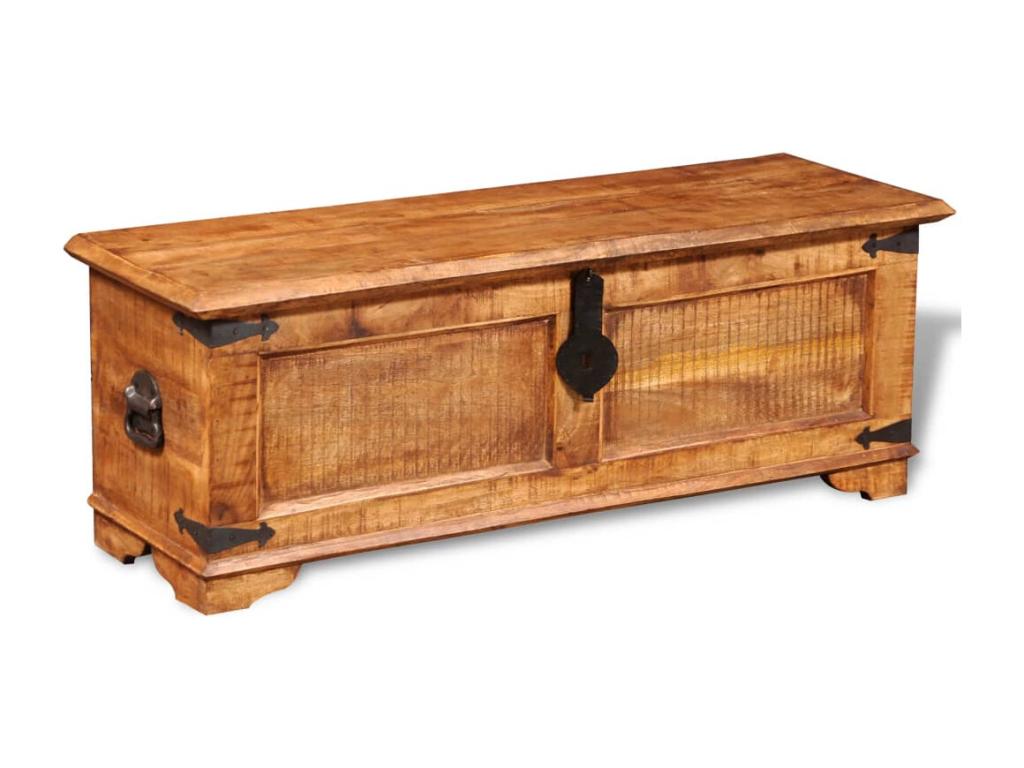 Cómoda de almacenamiento Madera de mango en bruto