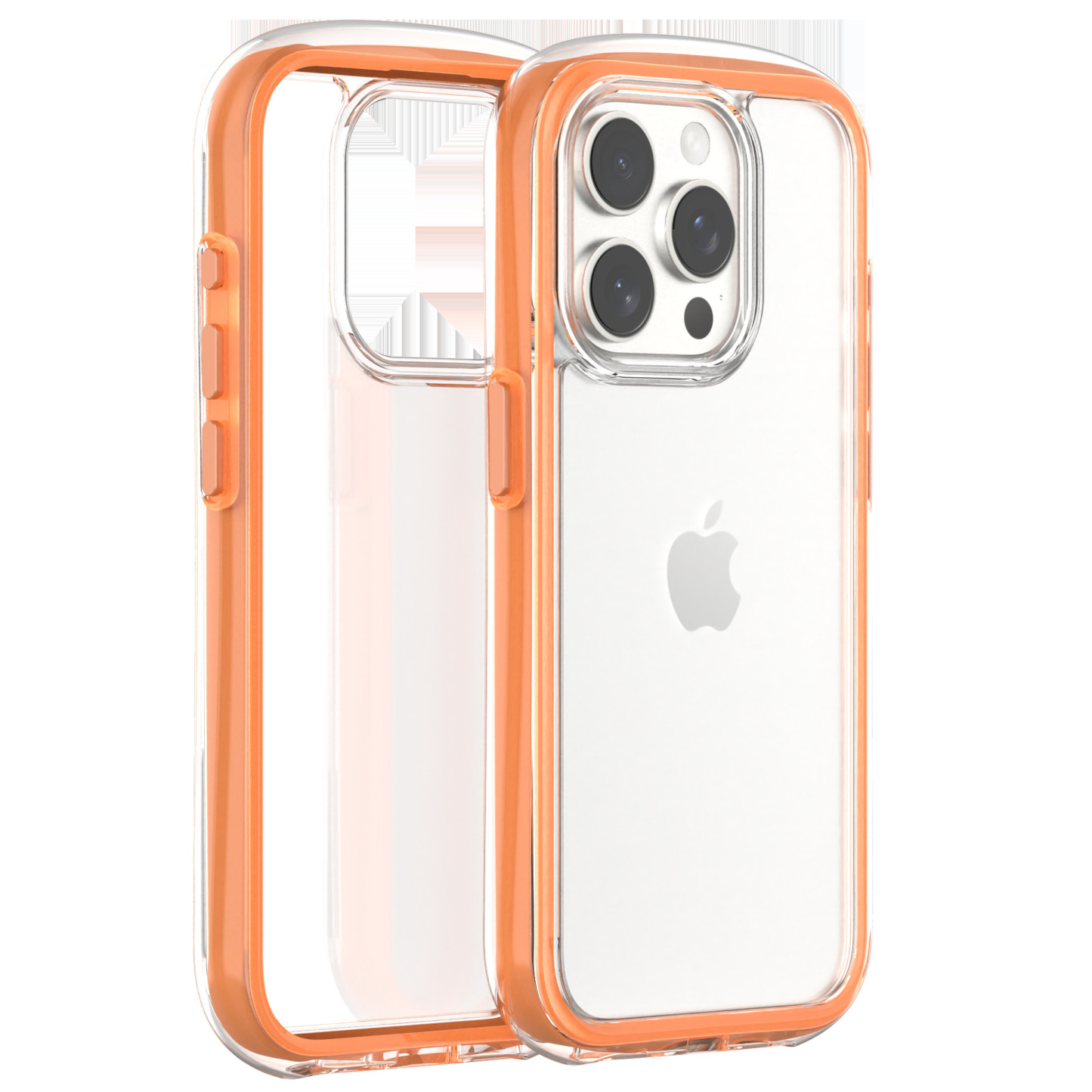 2024 New Four-corner Airbag Transparent Magnetic Phone Case For iPhone 15 Series