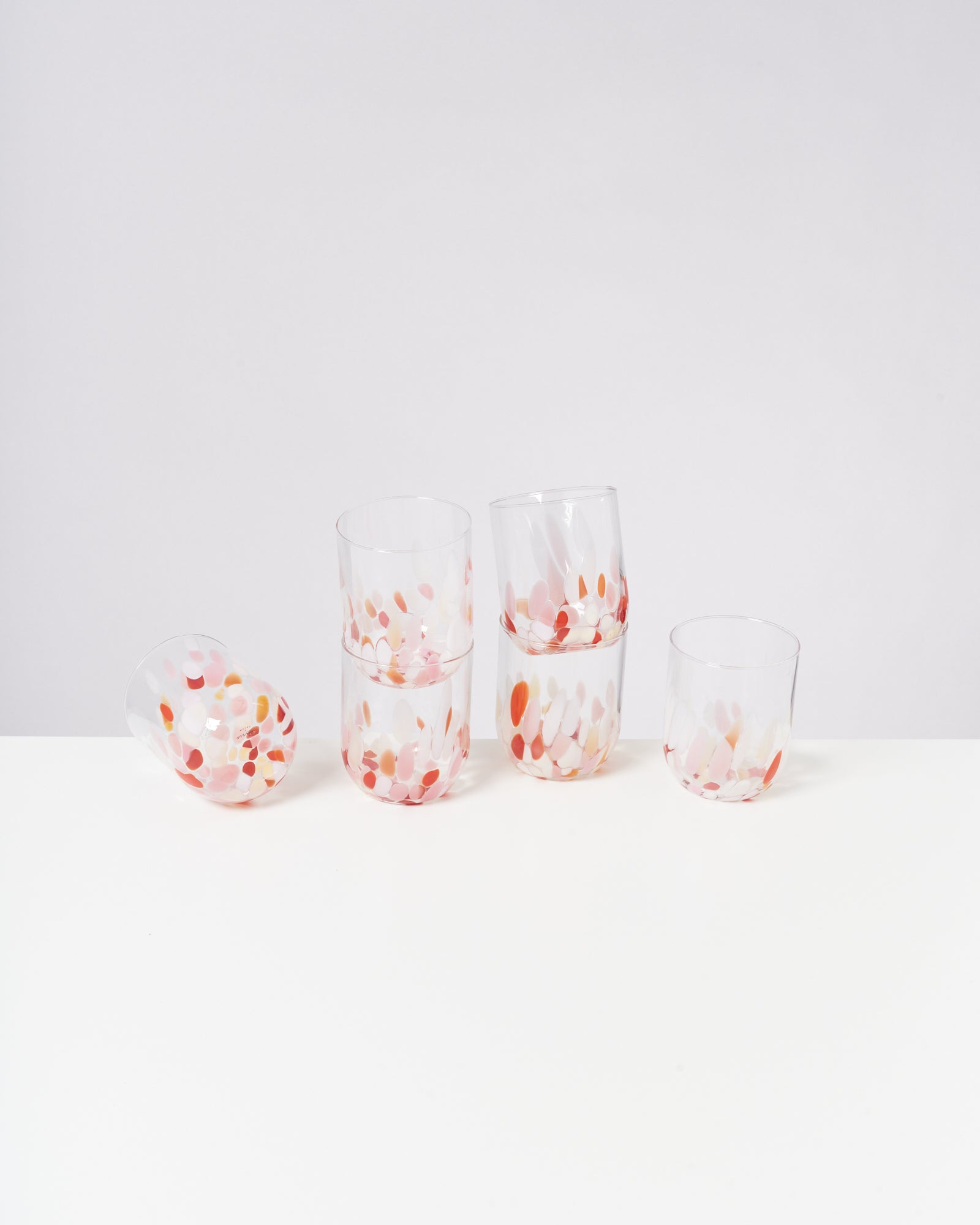 Alegria Glas groß rosé coral